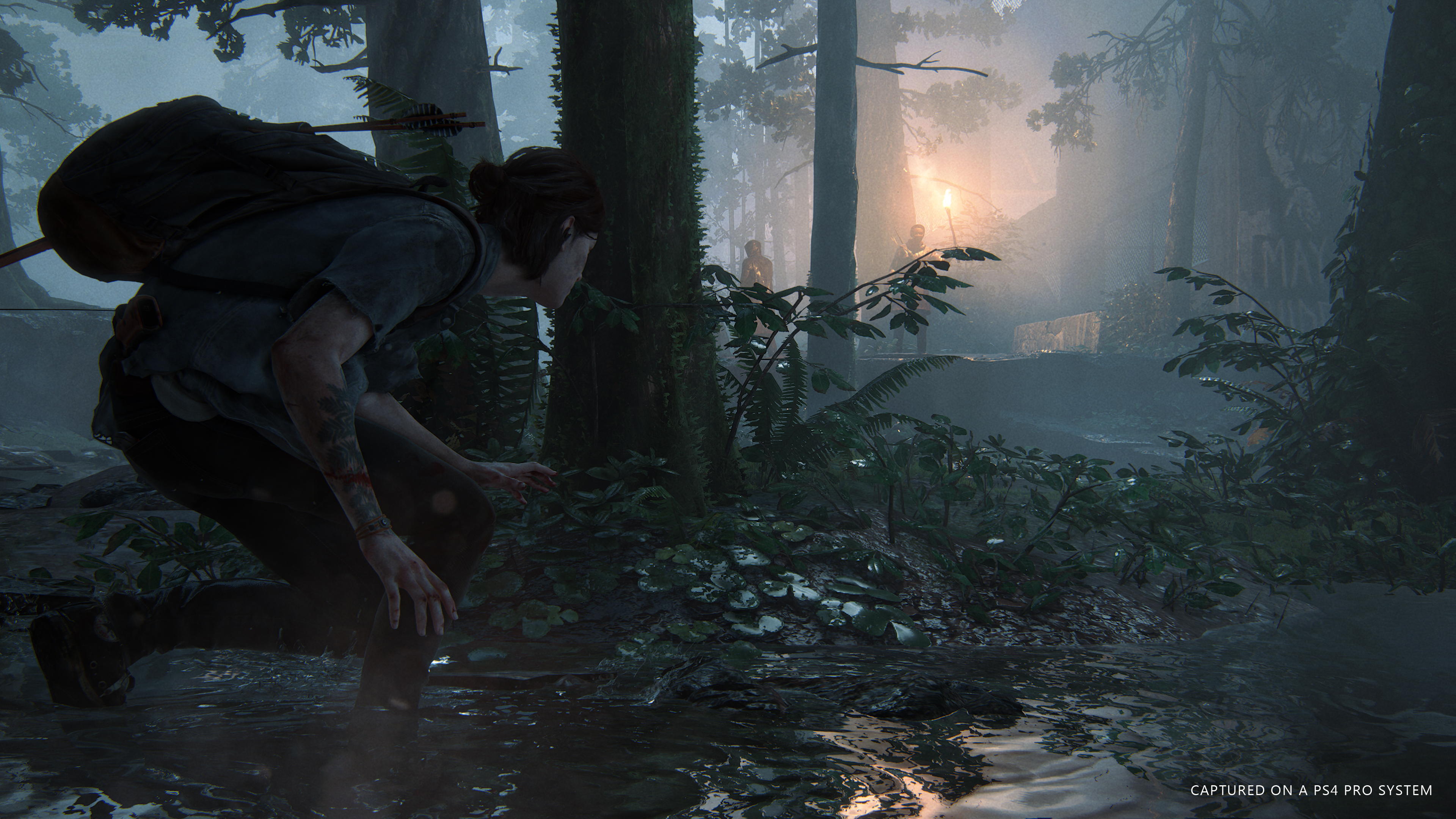Ellie from The Last of Us in a forest HD Wallpaper