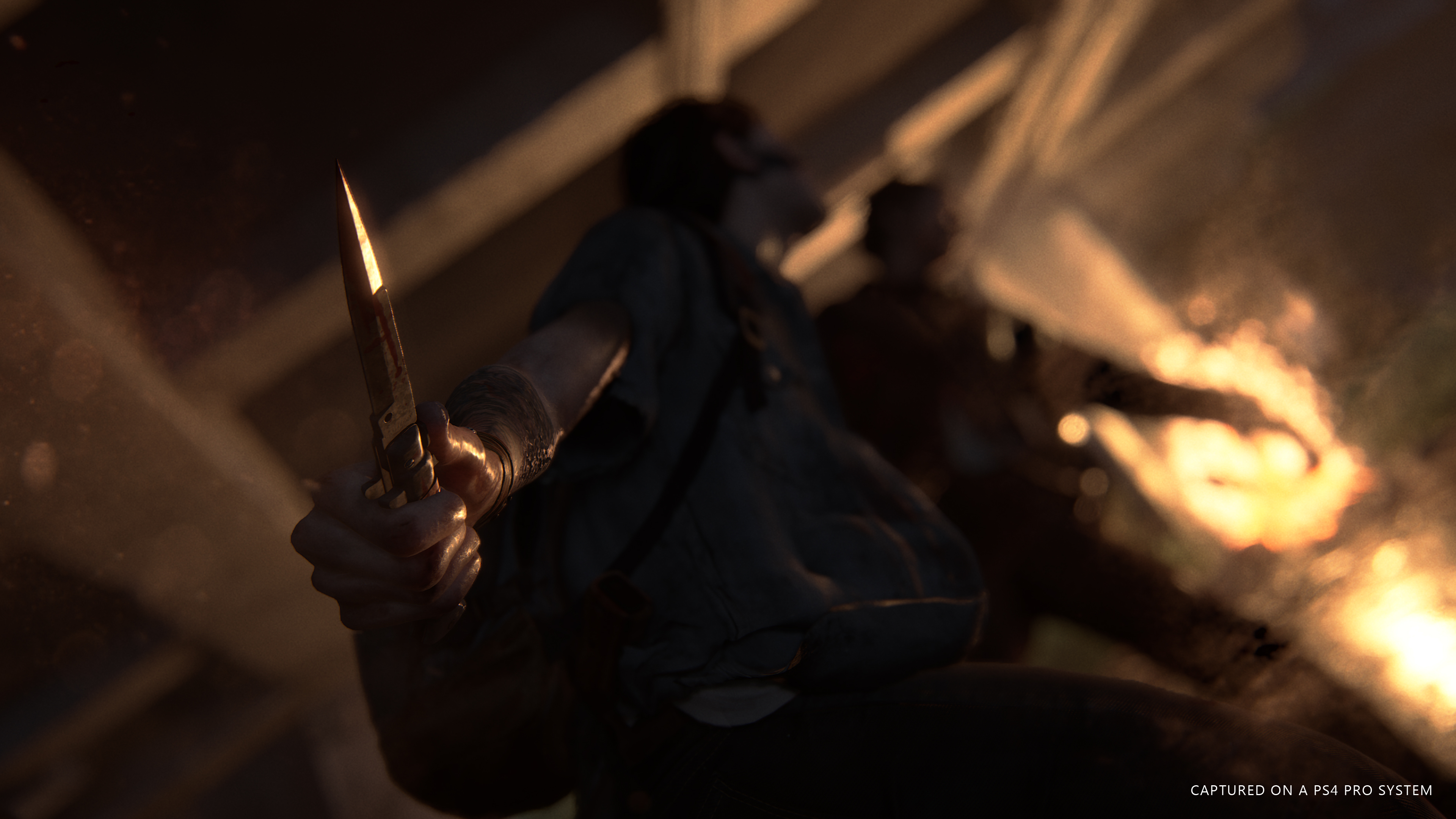 Ellie from The Last of Us holding a knife HD Wallpaper