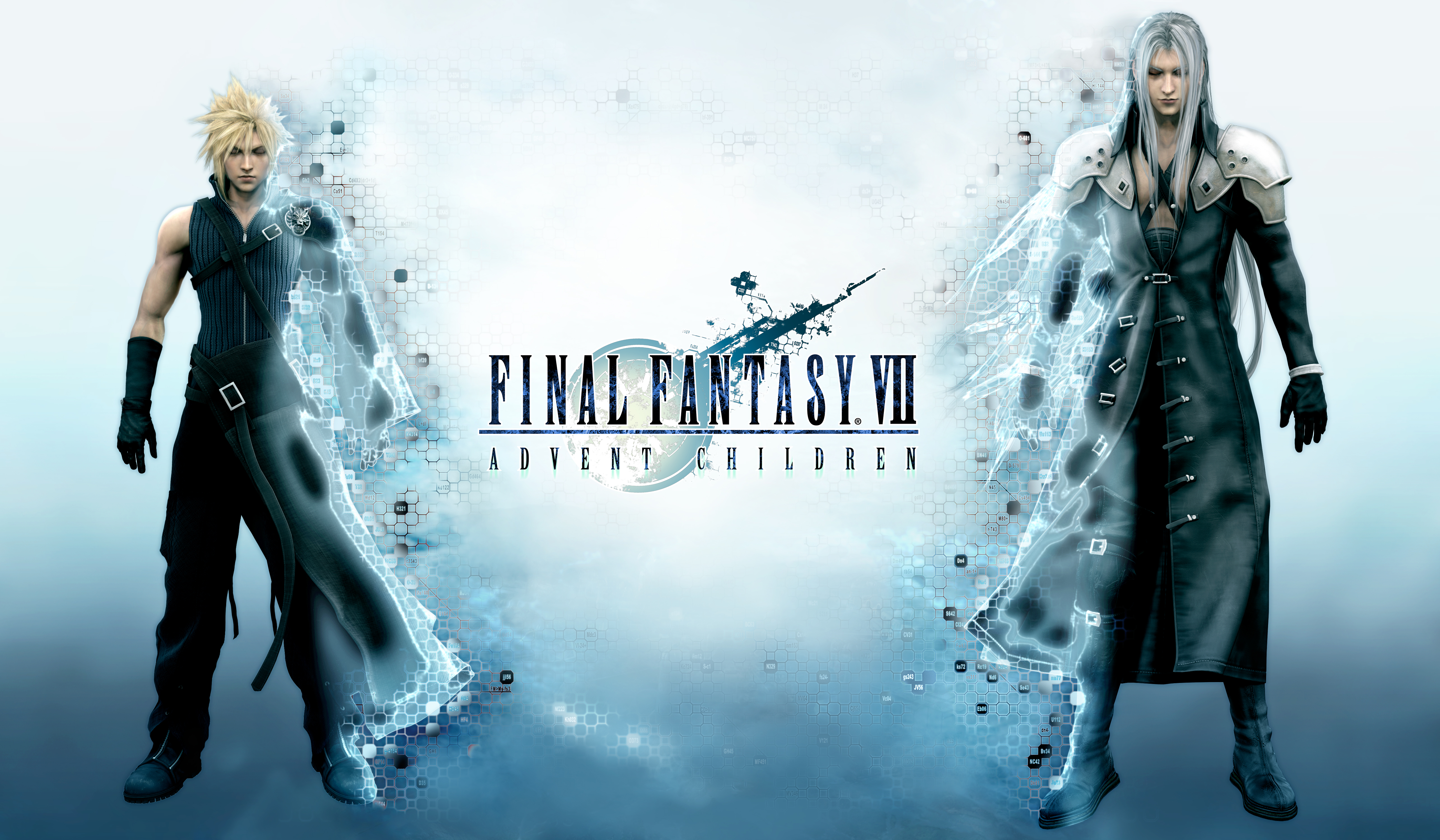 Cloud Strife and Sephiroth from Final Fantasy VII: Advent Children HD Wallpaper