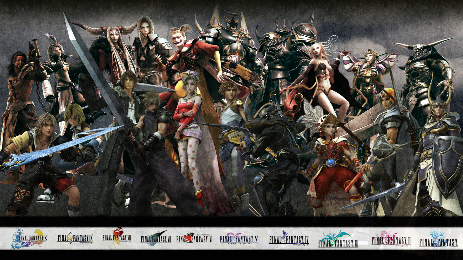Final Fantasy Characters HD Wallpaper
