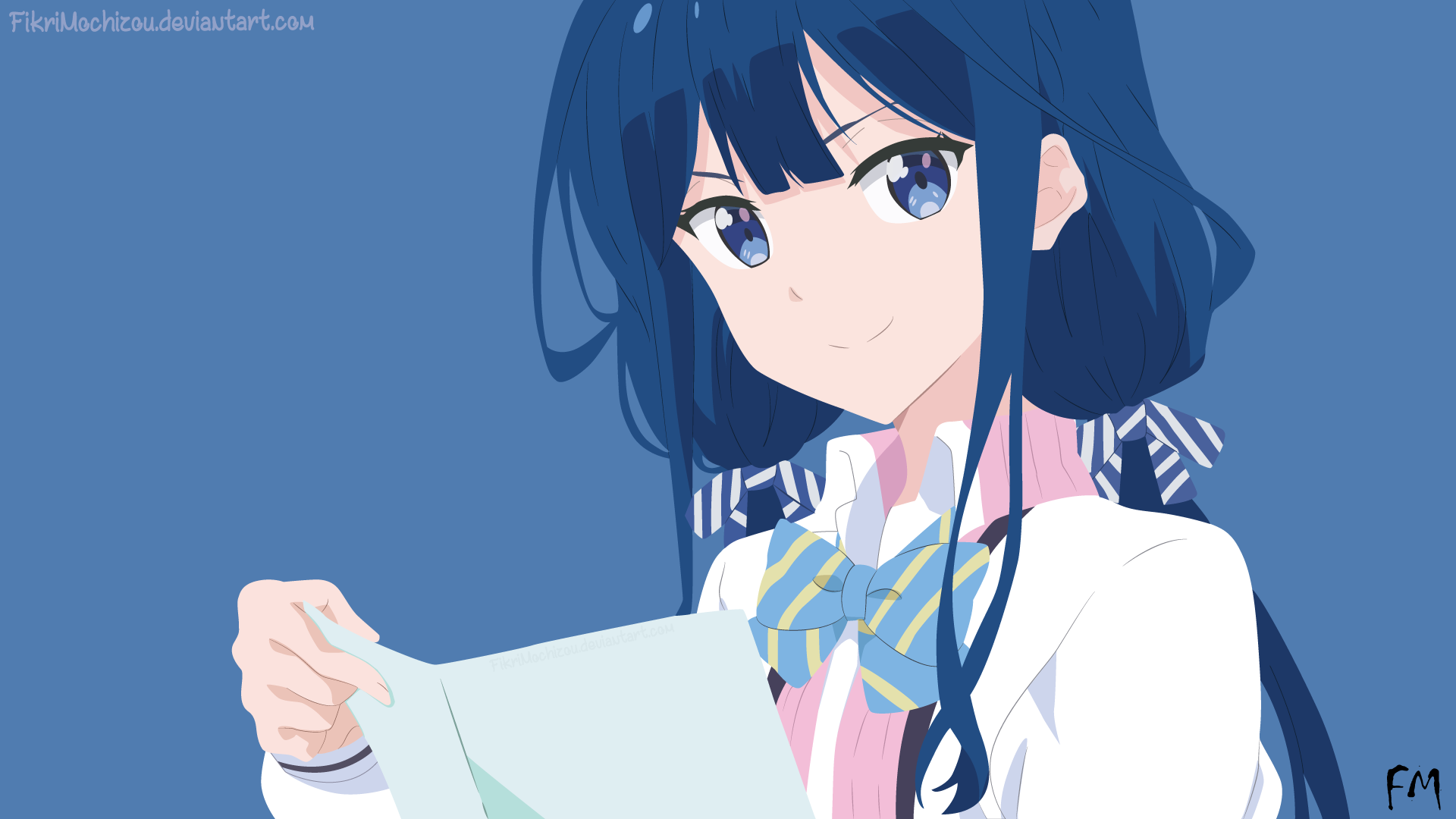 Aki Adagaki reading a book HD Wallpaper