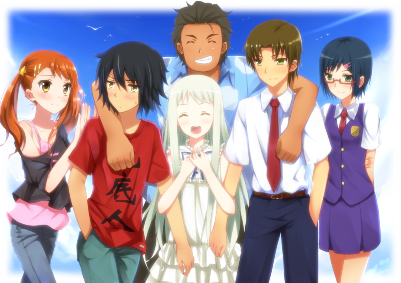 Group of friends on a beach HD Wallpaper