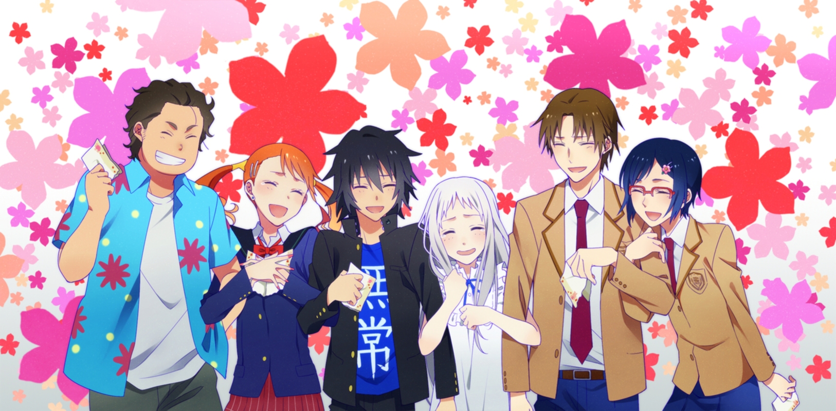 Anohana: The Flower We Saw That Day characters HD Wallpaper