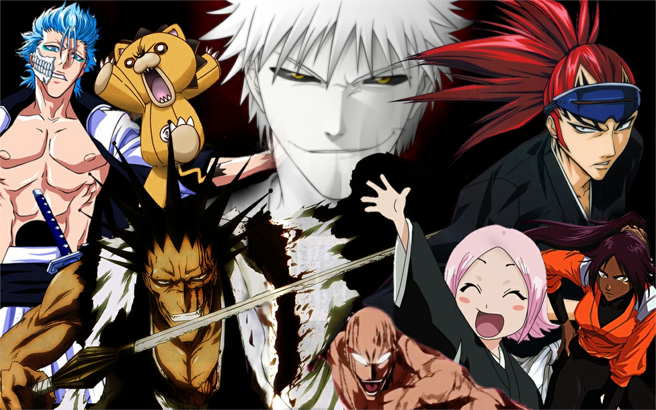 Bleach characters collage HD Wallpaper