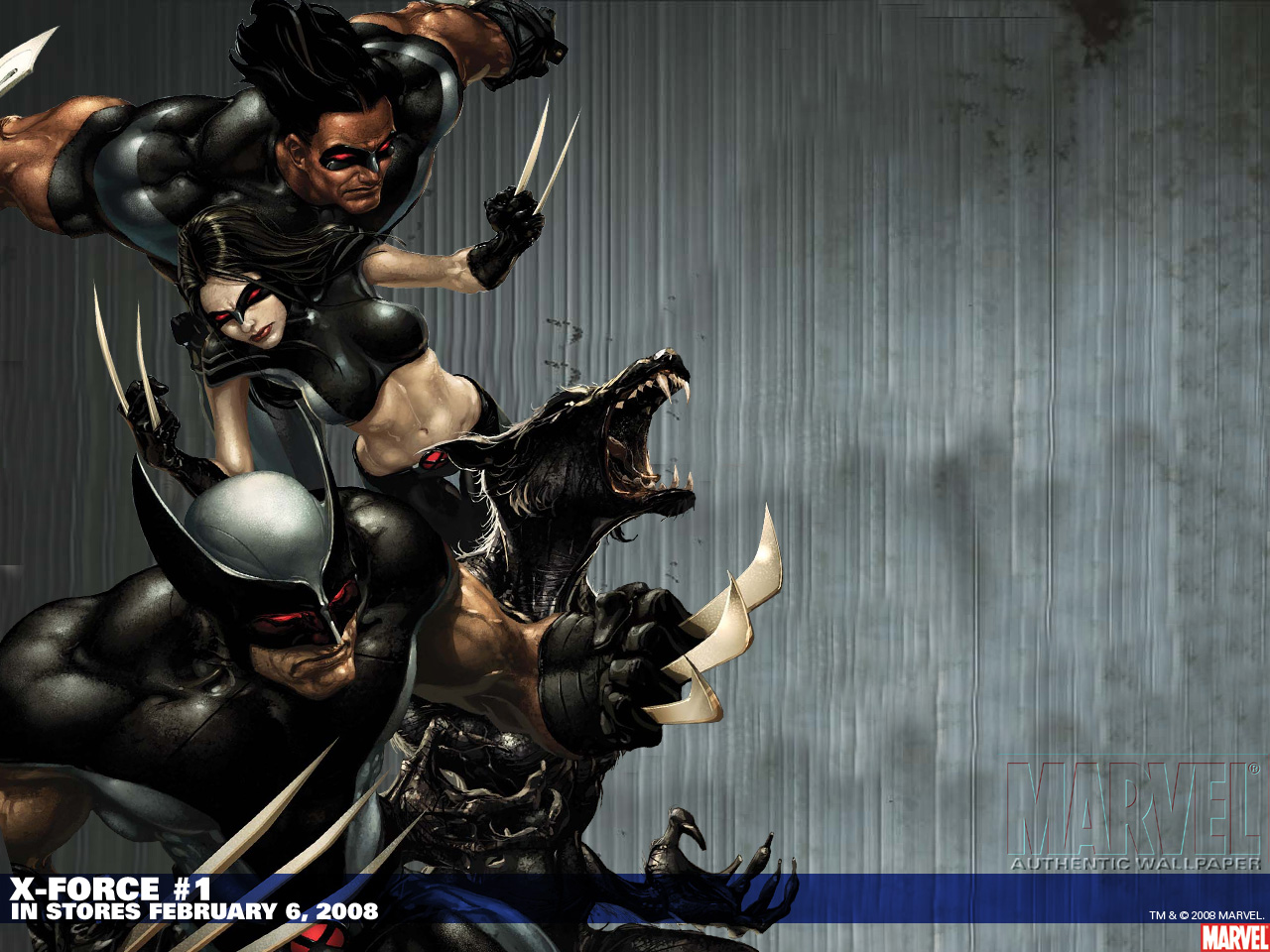 X-Force #1 Comic Cover HD Wallpaper