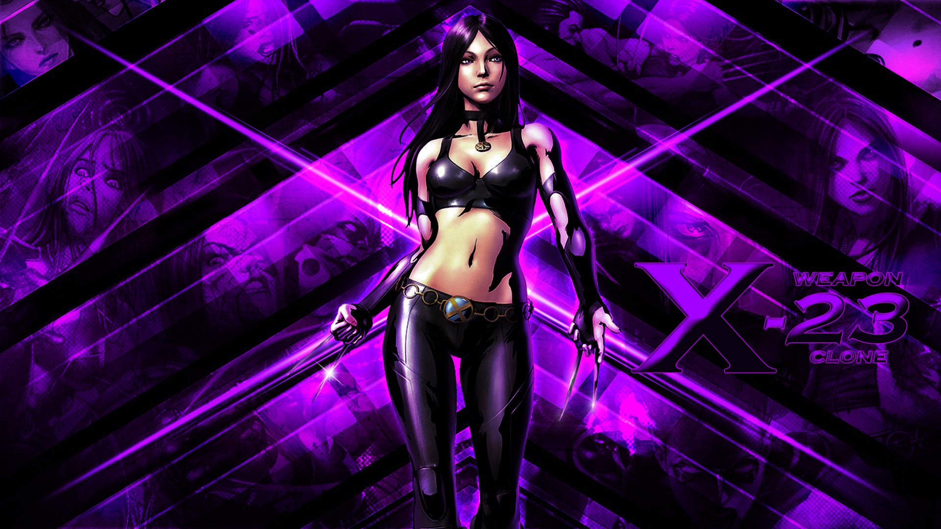 X-23 Clone from Marvel Comics HD Wallpaper