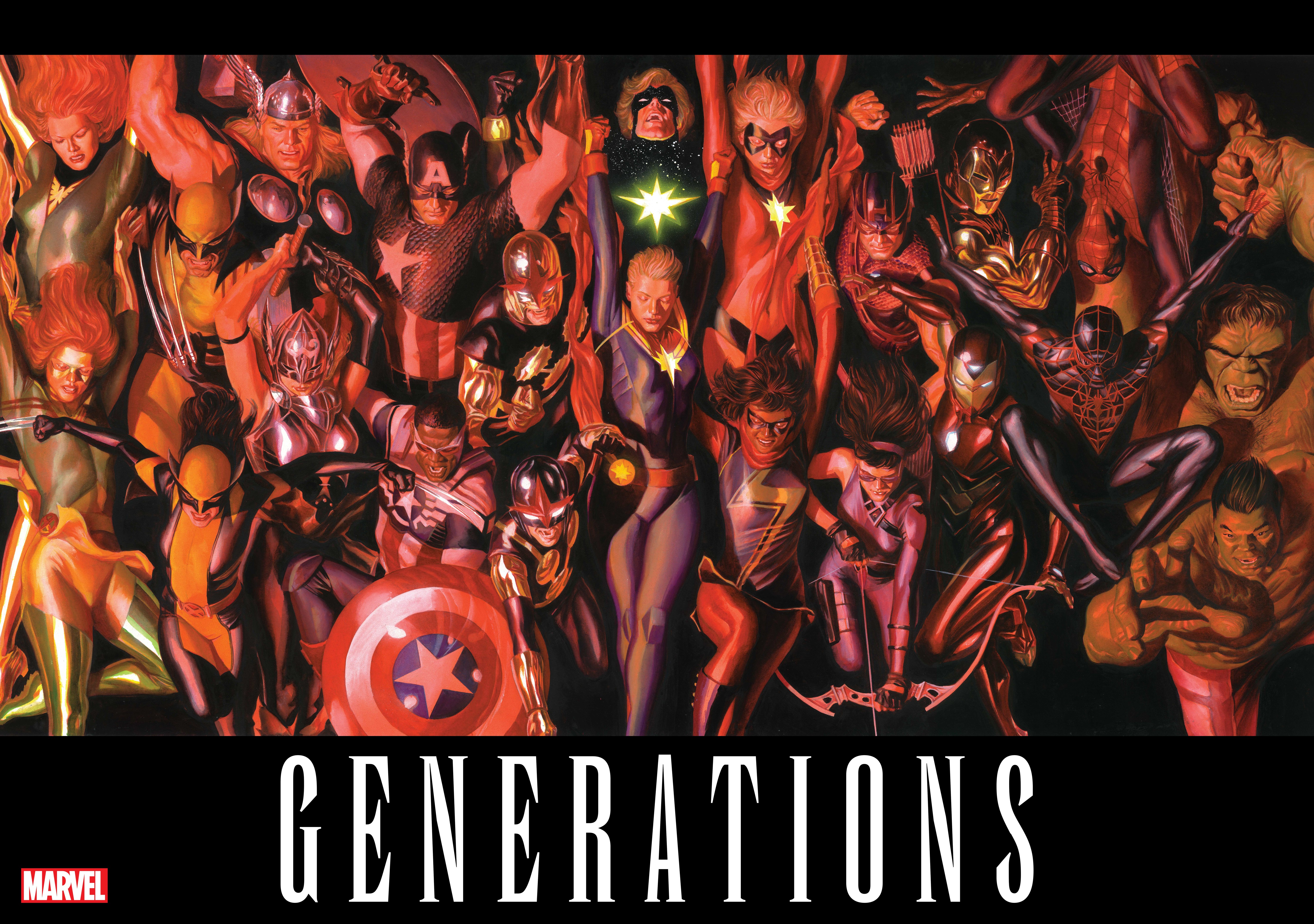 Marvel Generations: A Gathering of Heroes HD Wallpaper