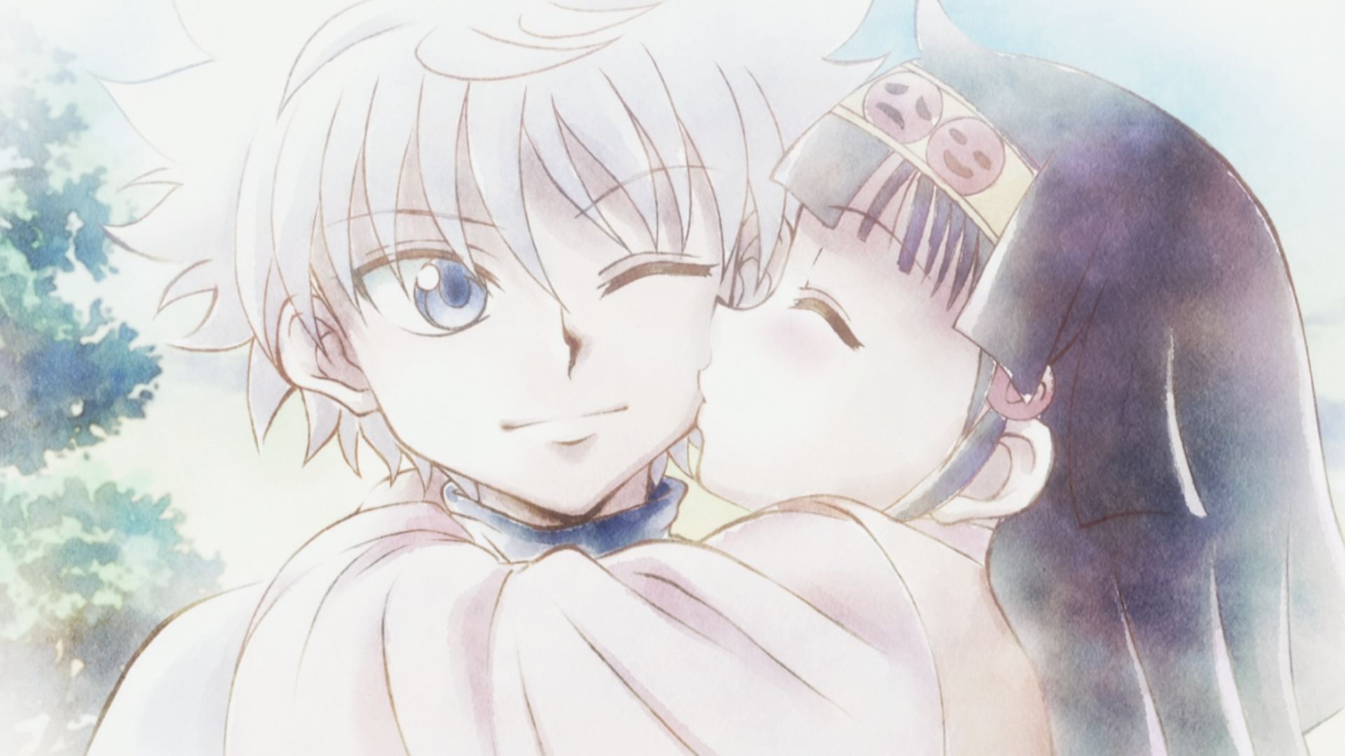 Killua Zoldyck and Nanika from Hunter x Hunter HD Wallpaper