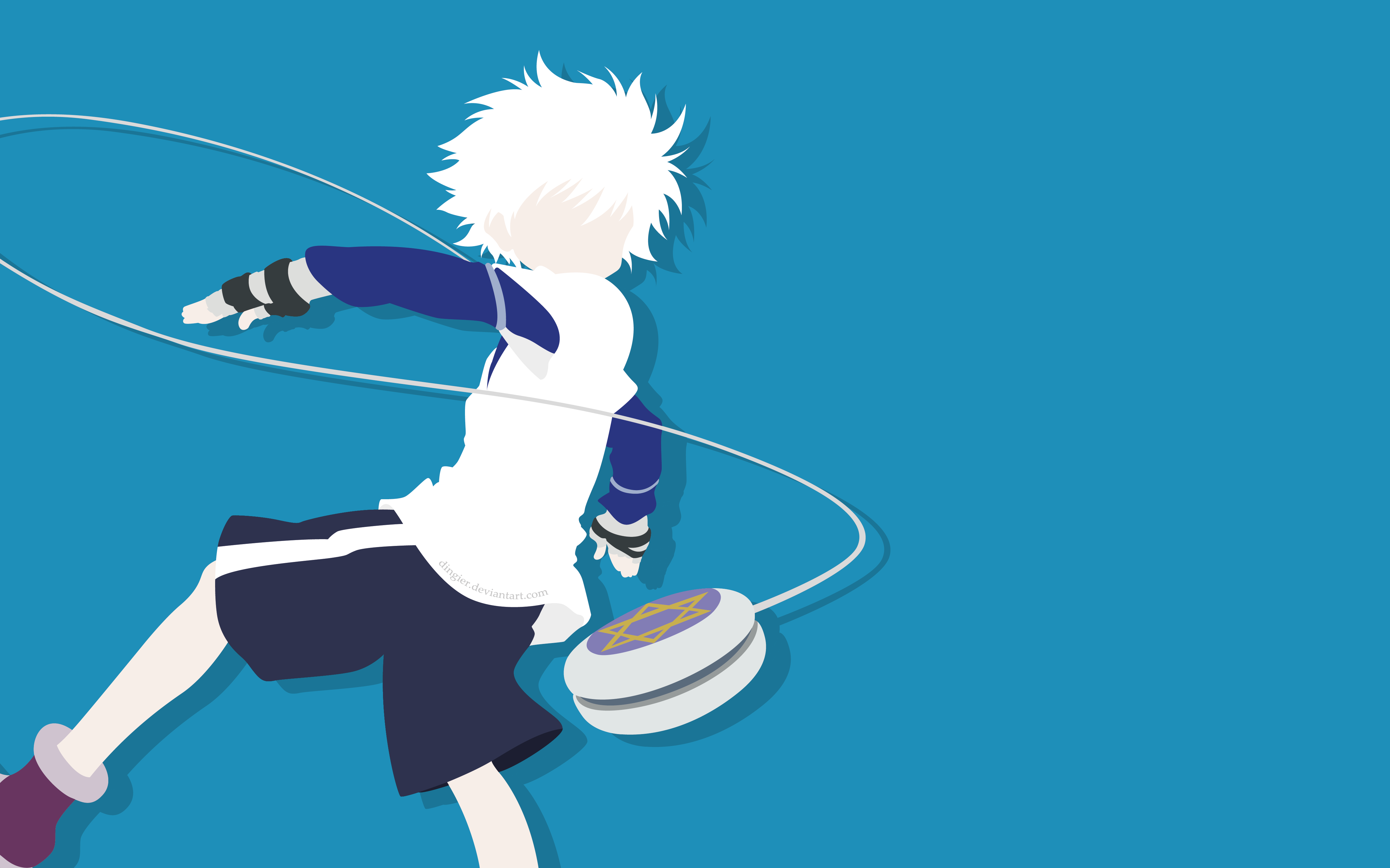 Killua Zoldyck with Yo-Yo HD Wallpaper