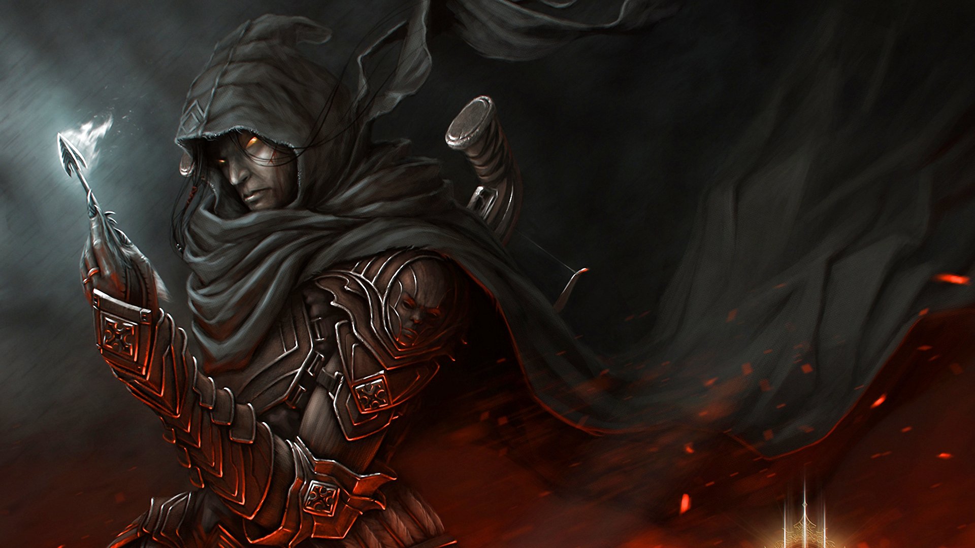 Demon Hunter from Diablo III HD Wallpaper