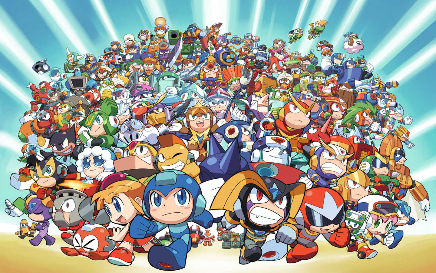 Mega Man Characters HD Wallpaper