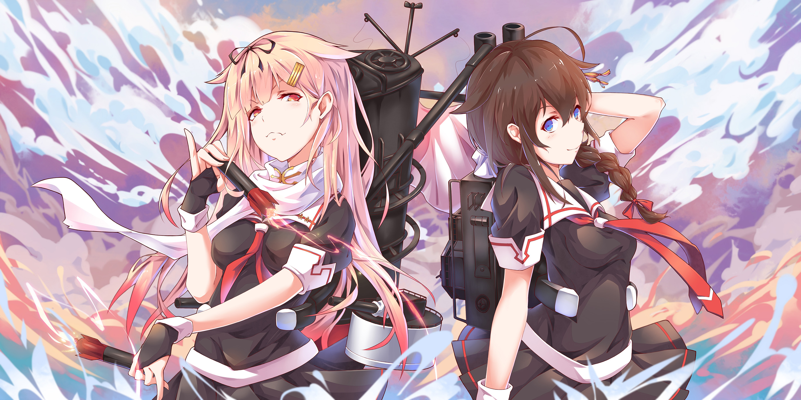 Yuudachi from Kancolle HD Wallpaper