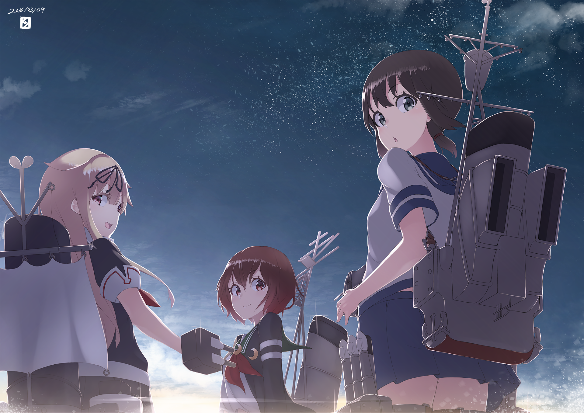 Yuudachi from Kantai Collection HD Wallpaper
