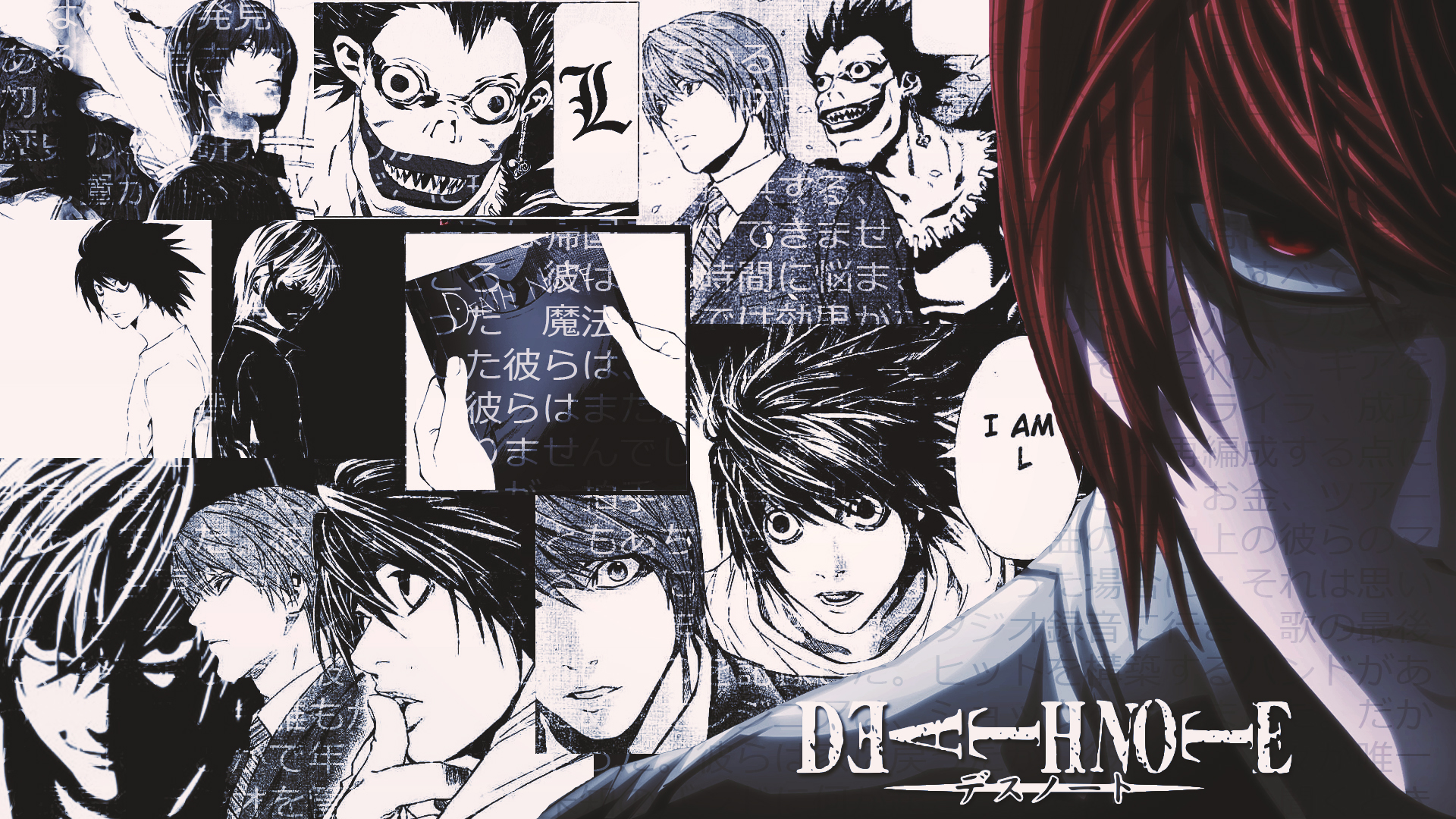 Death Note Collage HD Wallpaper