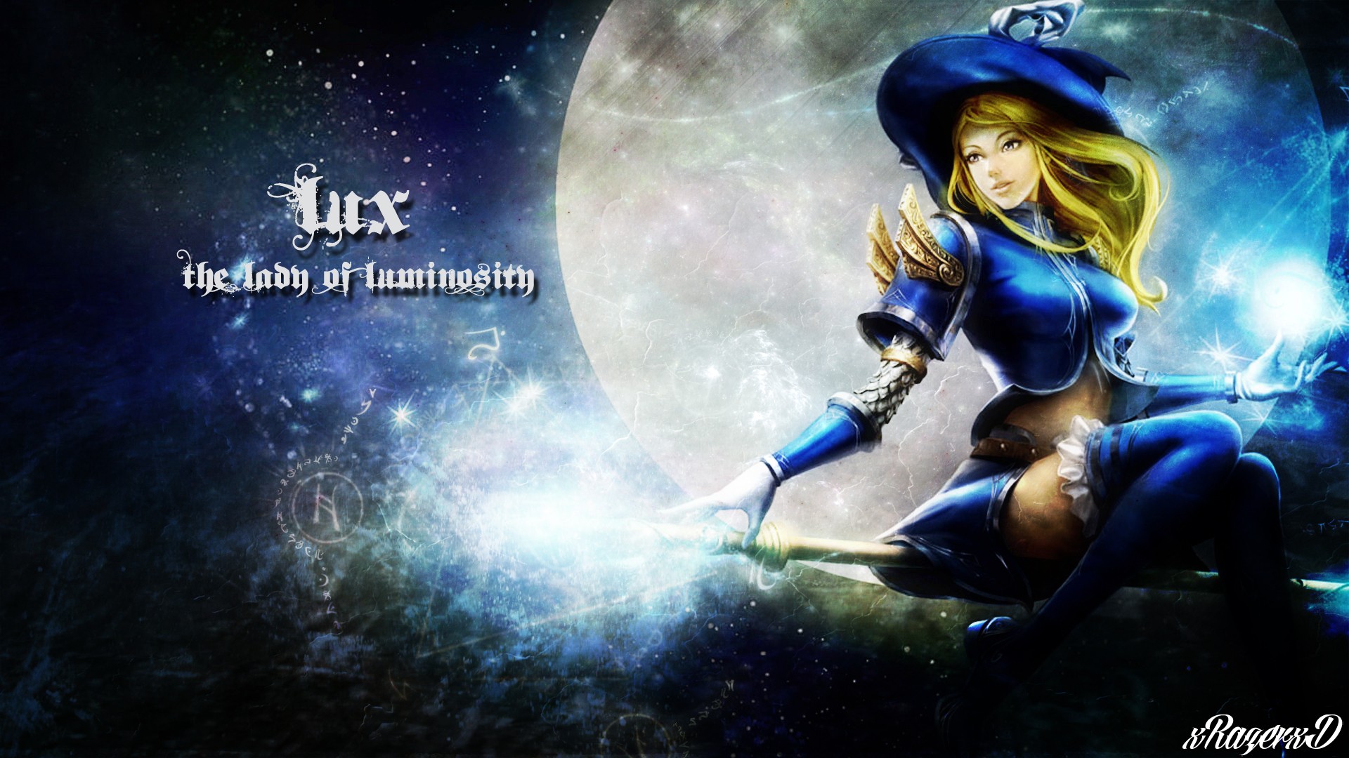 Lux the Lady of Luminosity from League of Legends HD Wallpaper