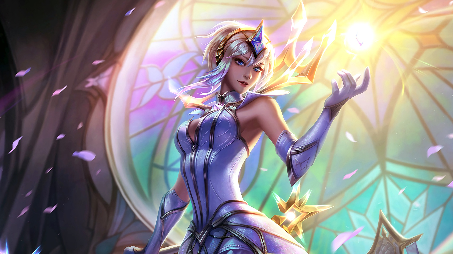Lux from League of Legends HD Wallpaper