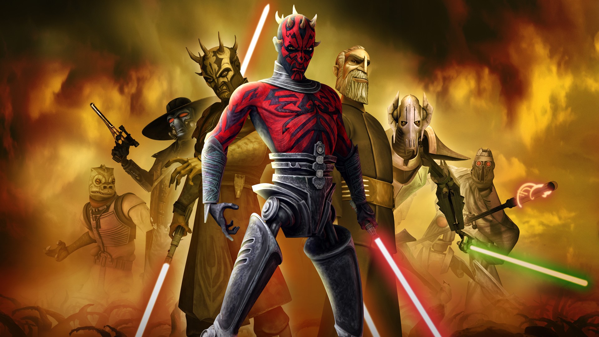 Darth Maul and allies from Star Wars HD Wallpaper