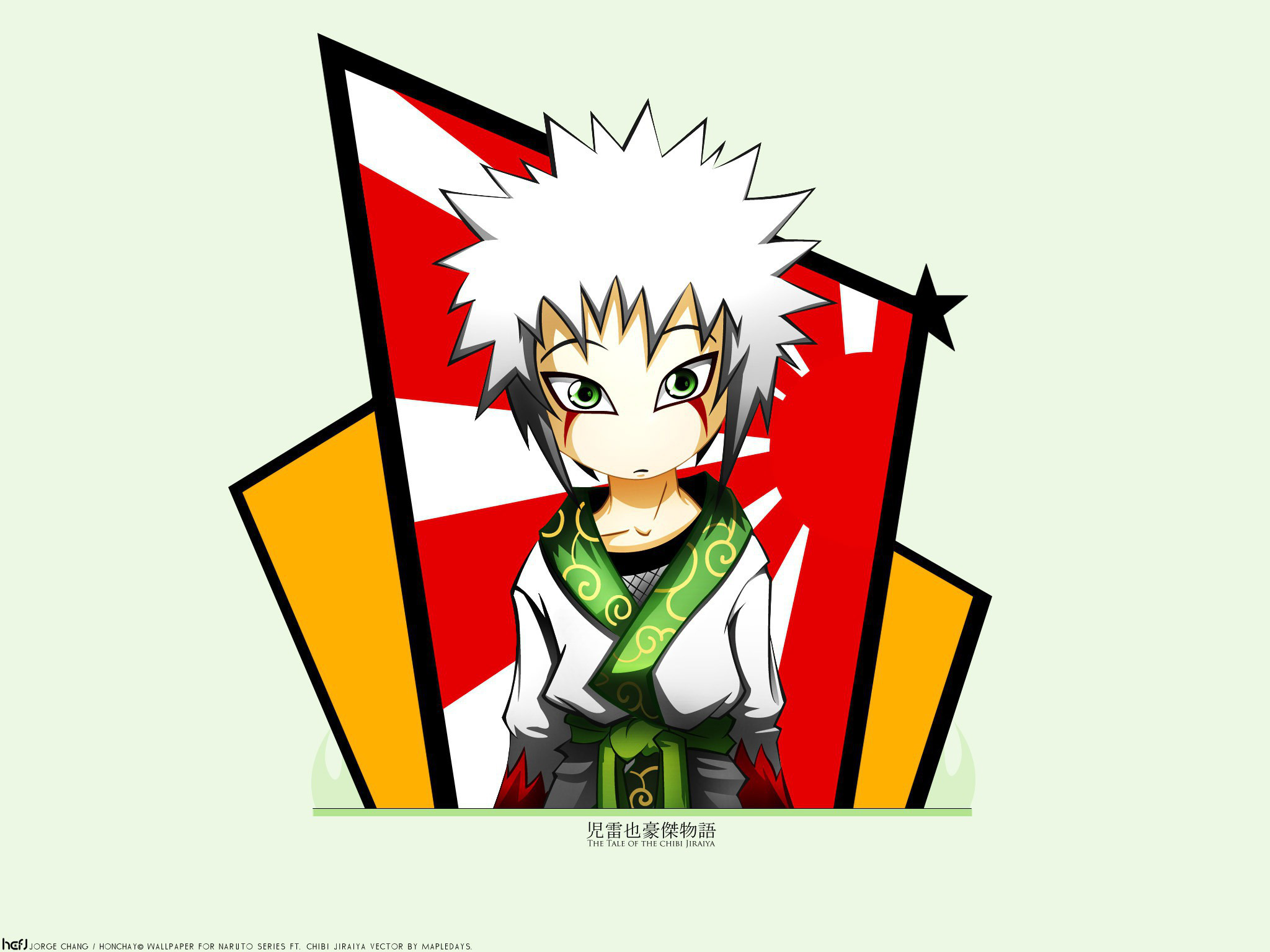 Chibi Jiraiya from Naruto HD Wallpaper