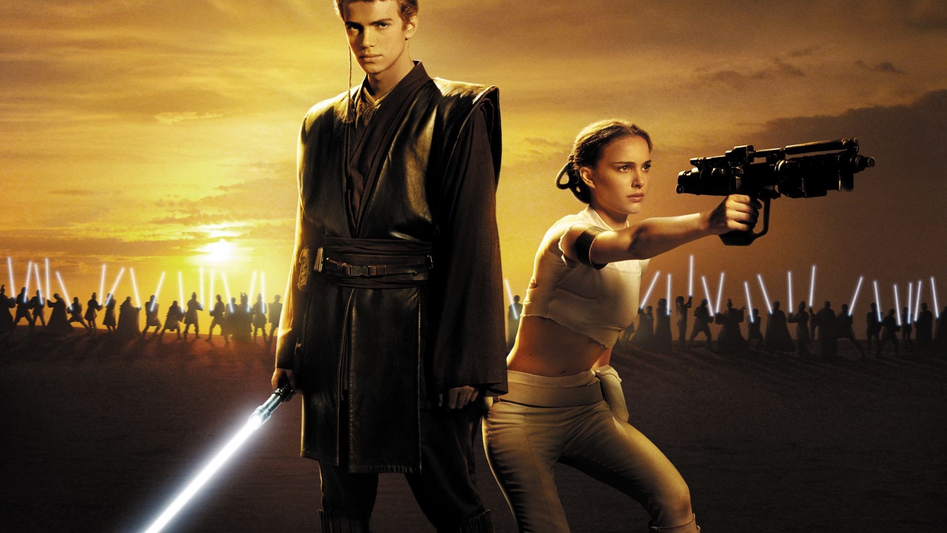 Anakin Skywalker And Padm Amidala From Star Wars Hd Wallpaper Rare 