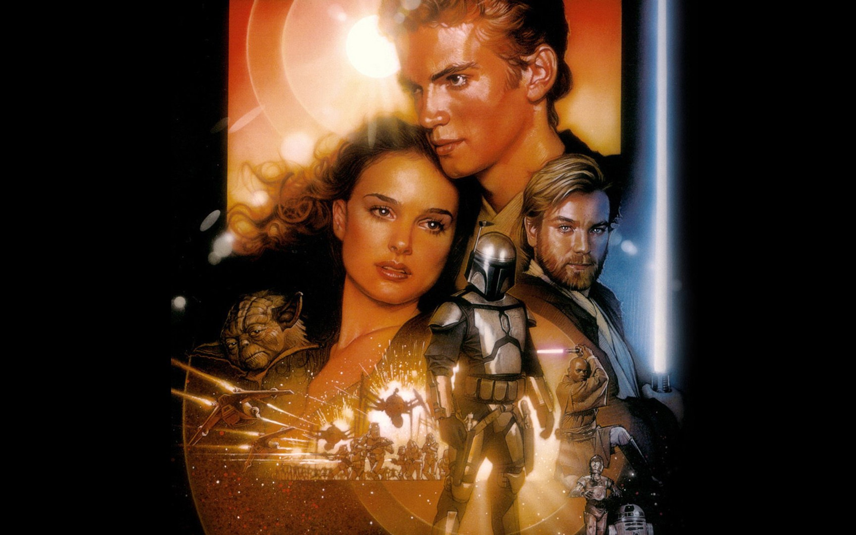 Star Wars Episode II: Attack of the Clones Poster HD Wallpaper