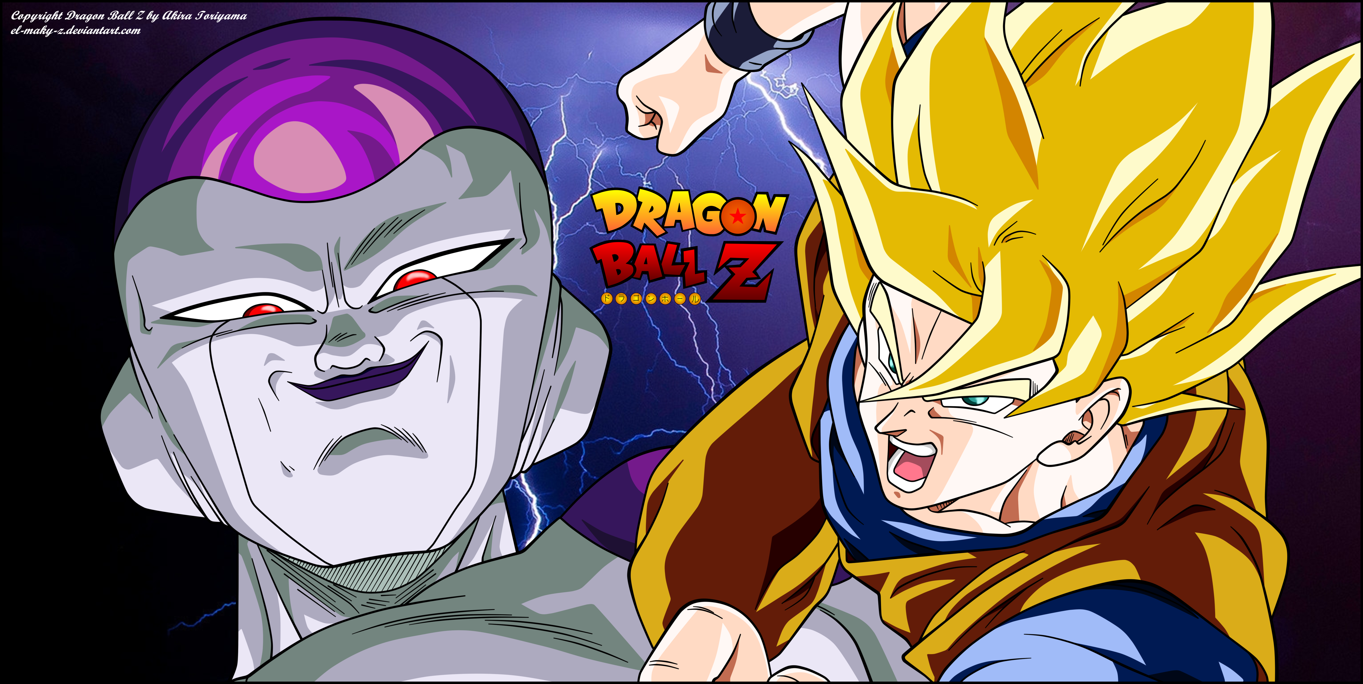 Goku and Frieza from Dragon Ball Z HD Wallpaper