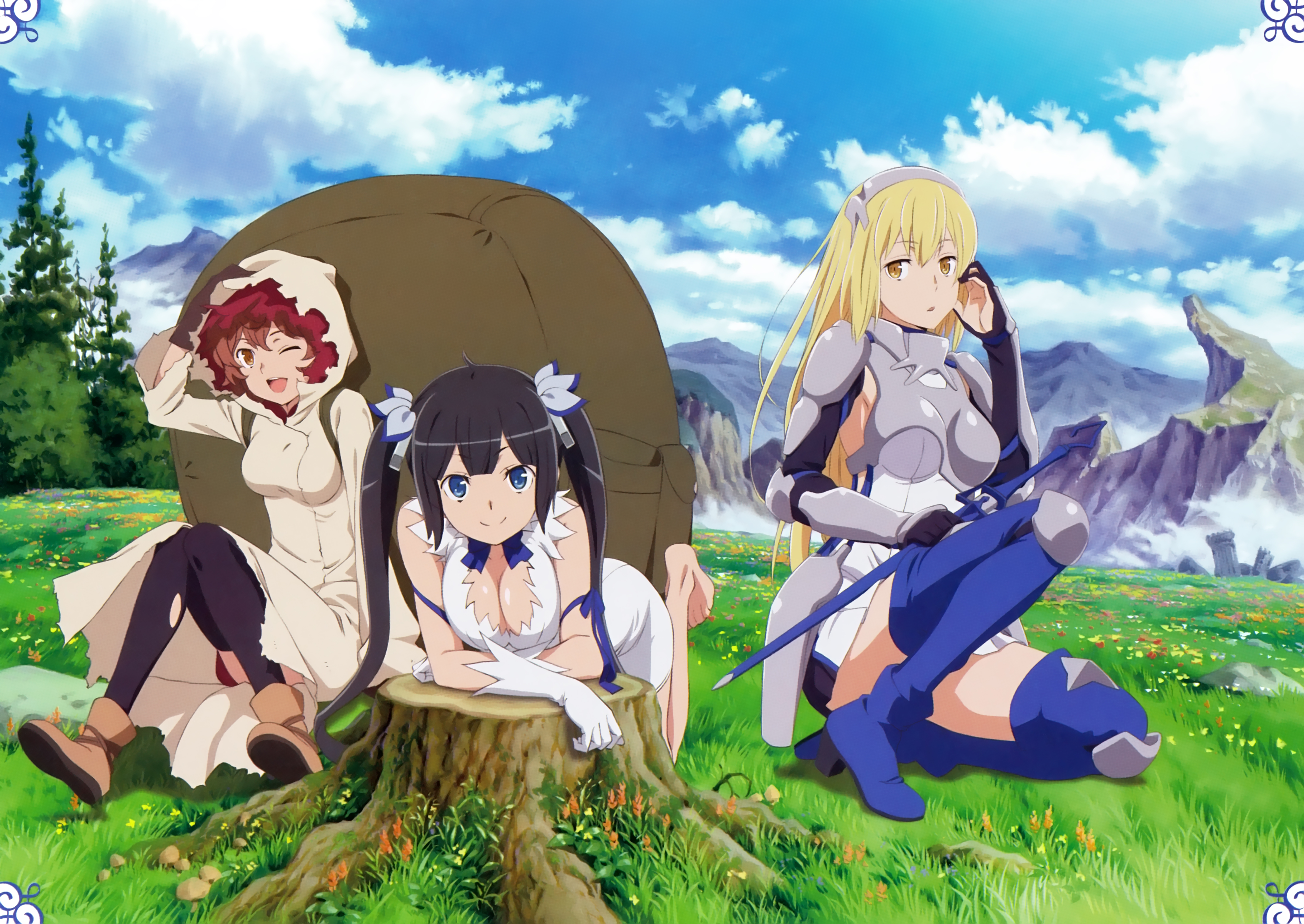 Hestia and Friends in a Meadow HD Wallpaper