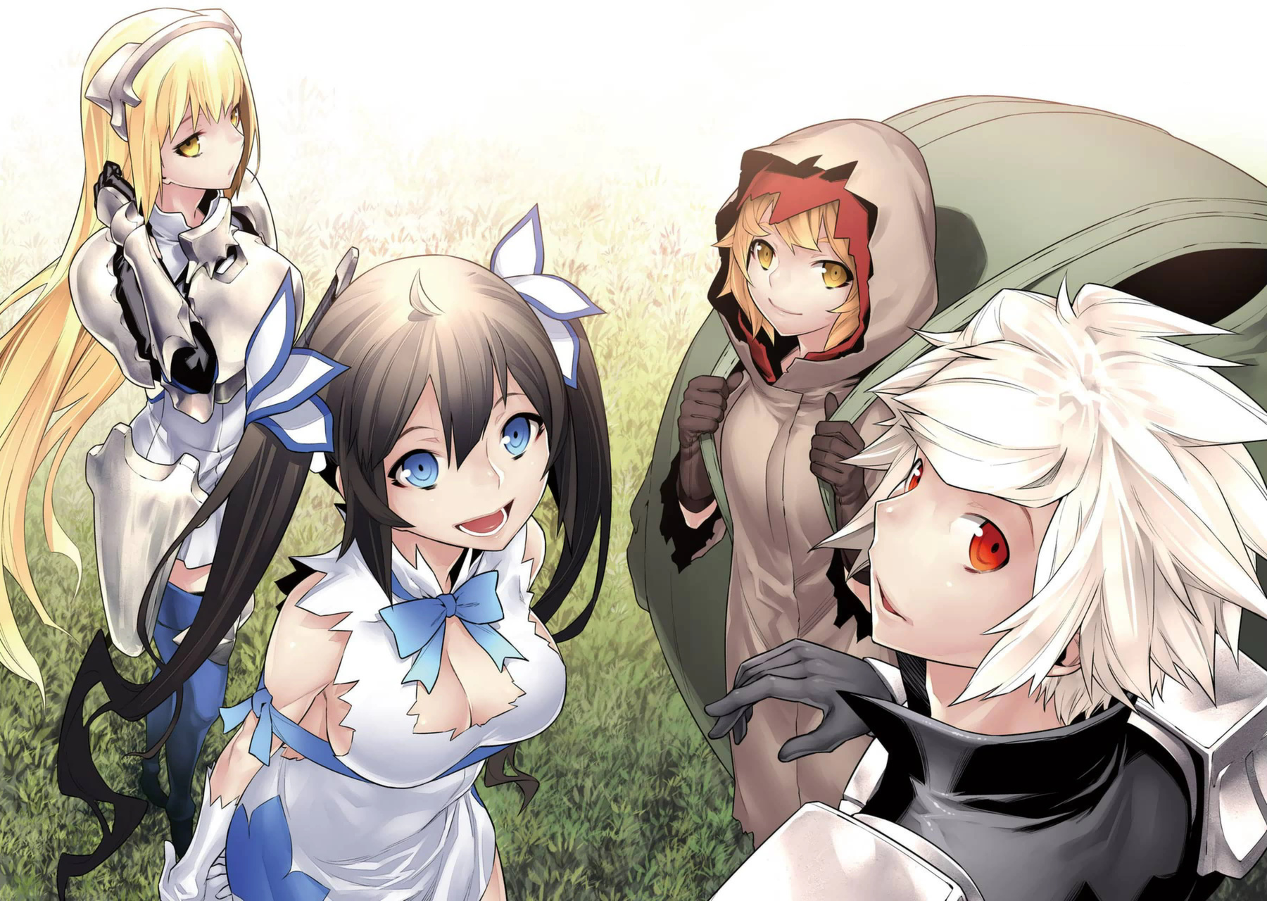Hestia and friends in a field HD Wallpaper