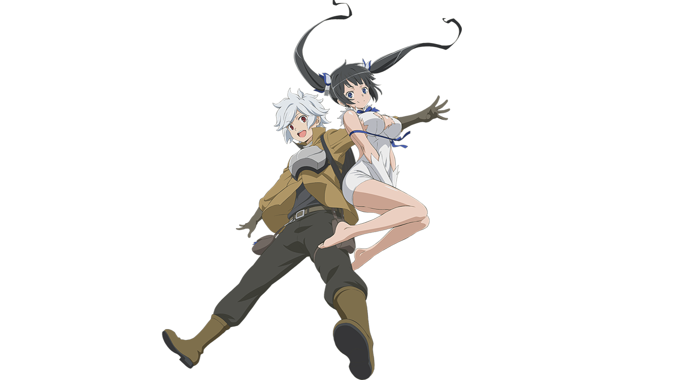Bell Cranel and Hestia from DanMachi HD Wallpaper