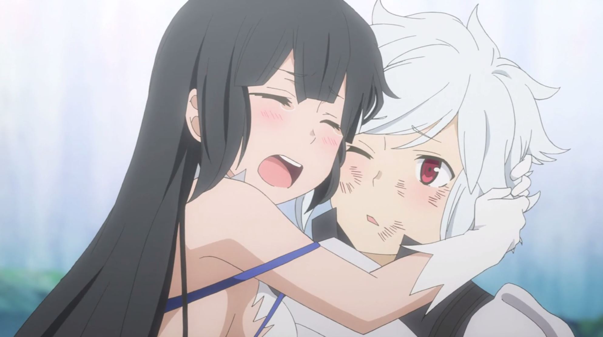 Hestia and Bell Cranel from DanMachi HD Wallpaper