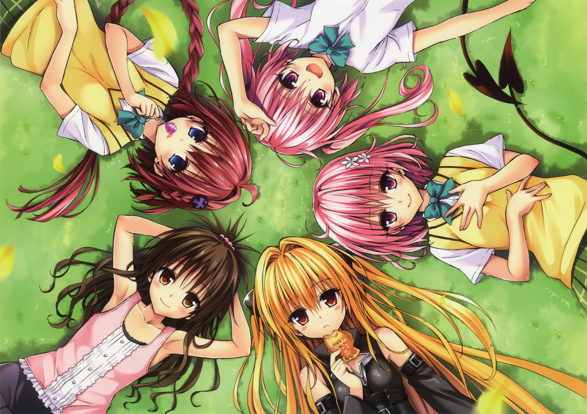 To LOVE Ru Darkness Golden Darkness and friends HD Wallpaper