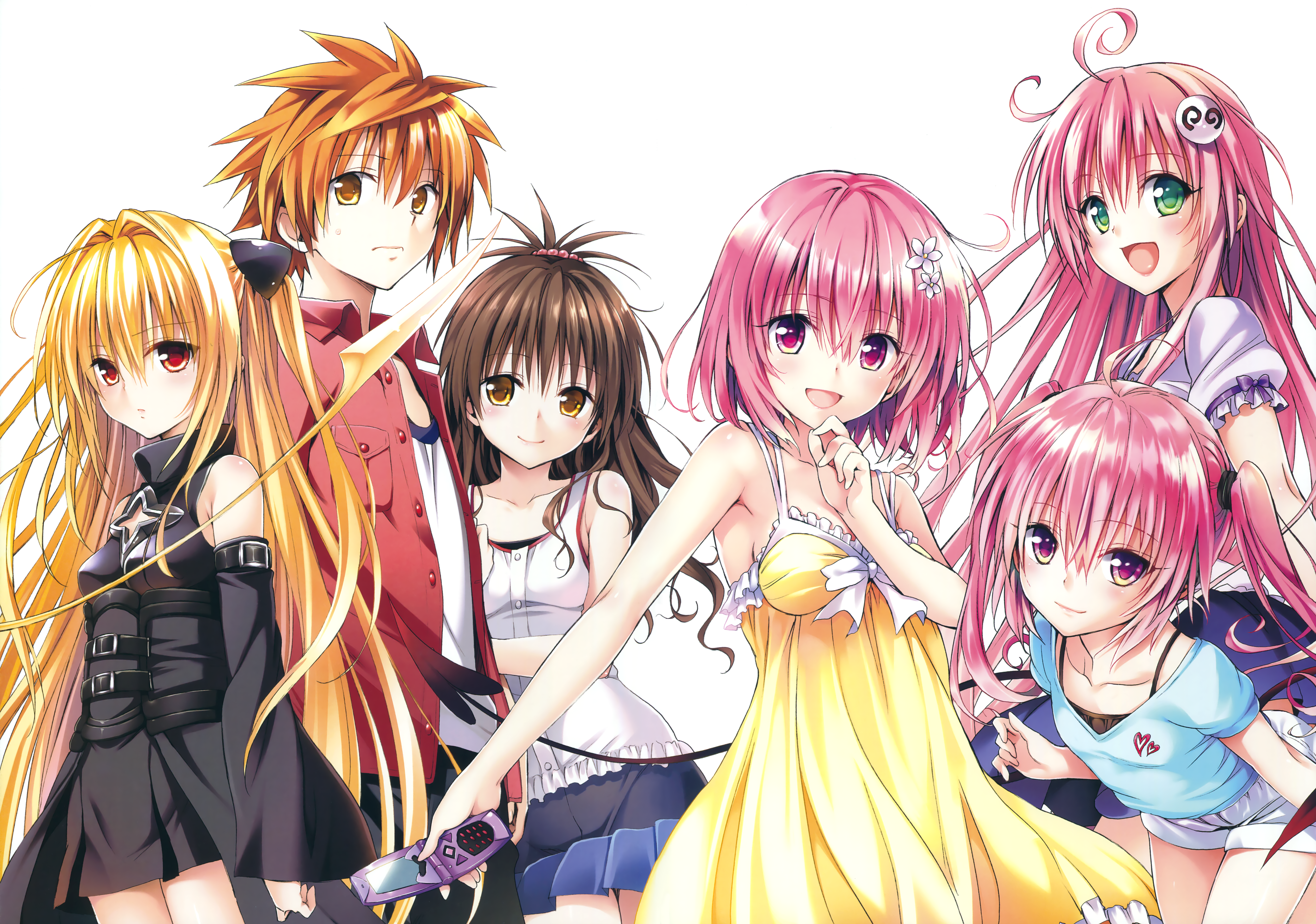 To LOVE-Ru Characters HD Wallpaper