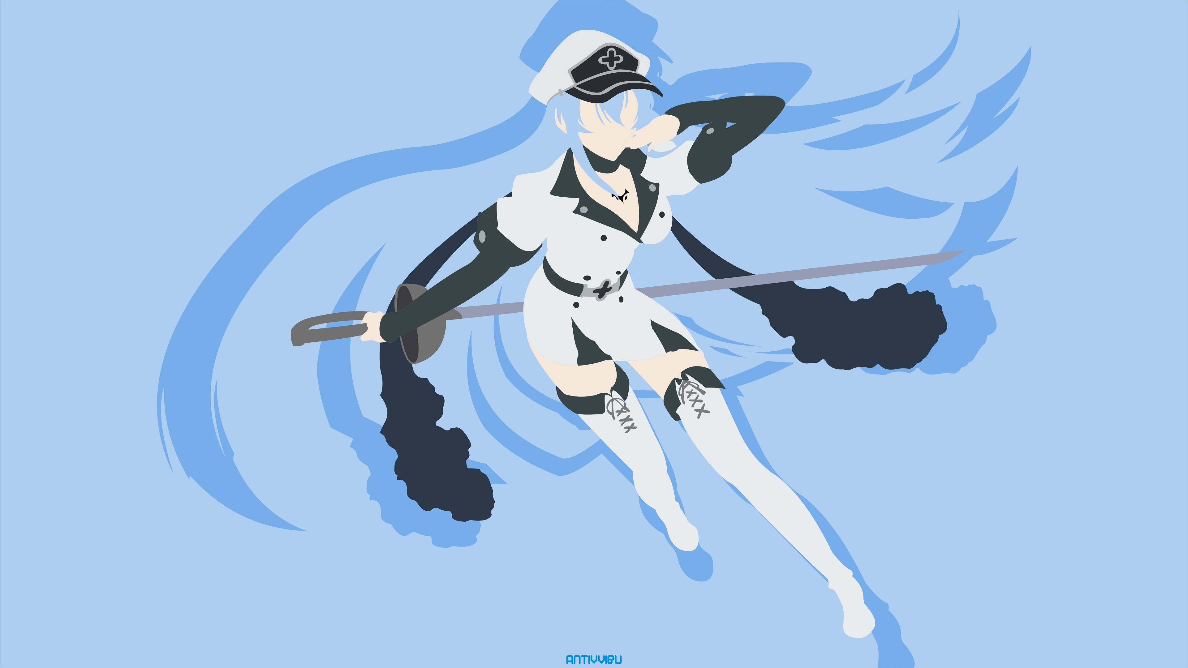 Esdeath from Akame Ga Kill! 4K HD Wallpaper