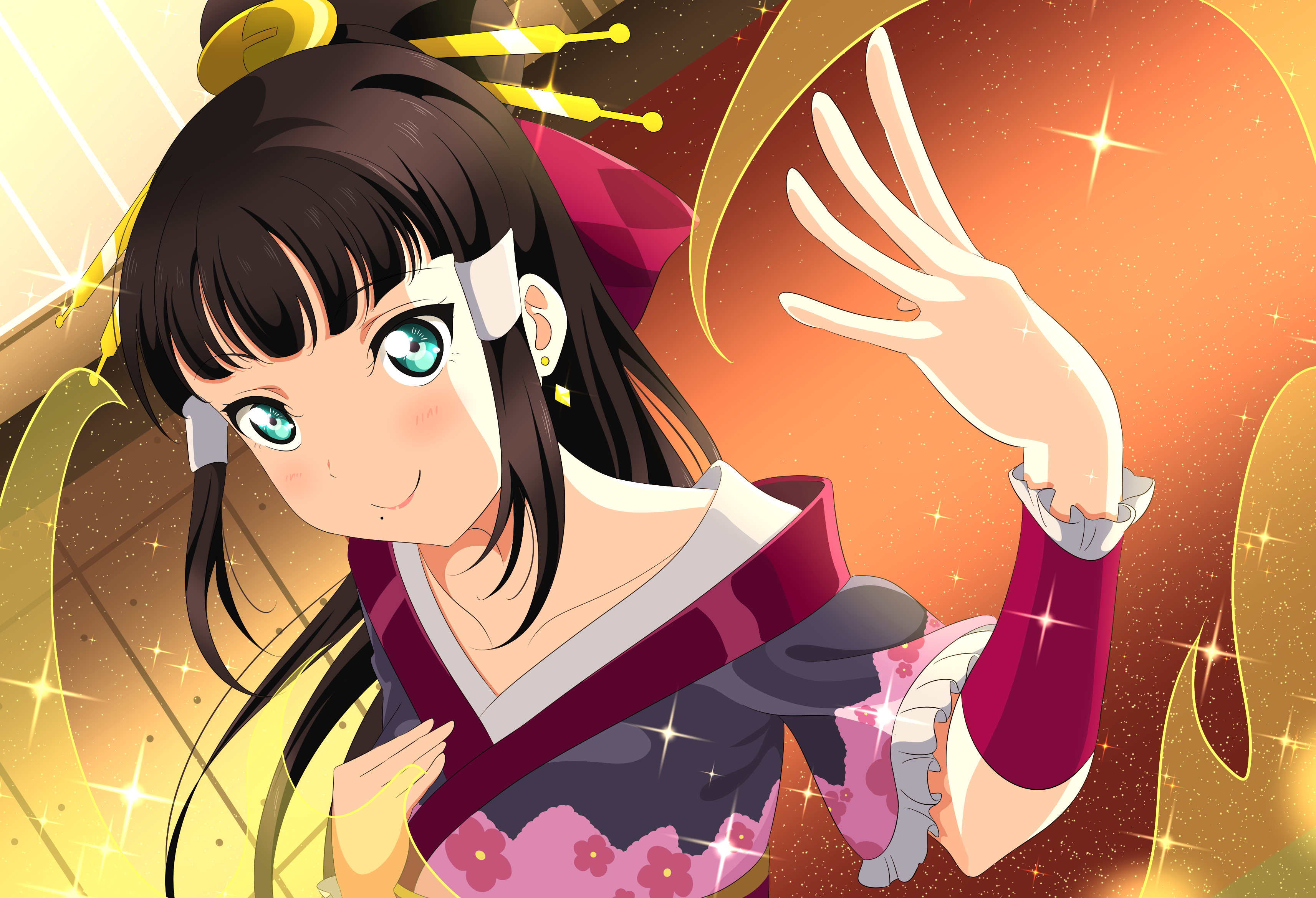 Dia Kurosawa from Love Live! Sunshine!! HD Wallpaper