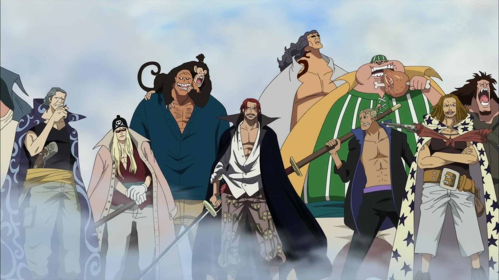 Shanks and his crew from One Piece HD Wallpaper