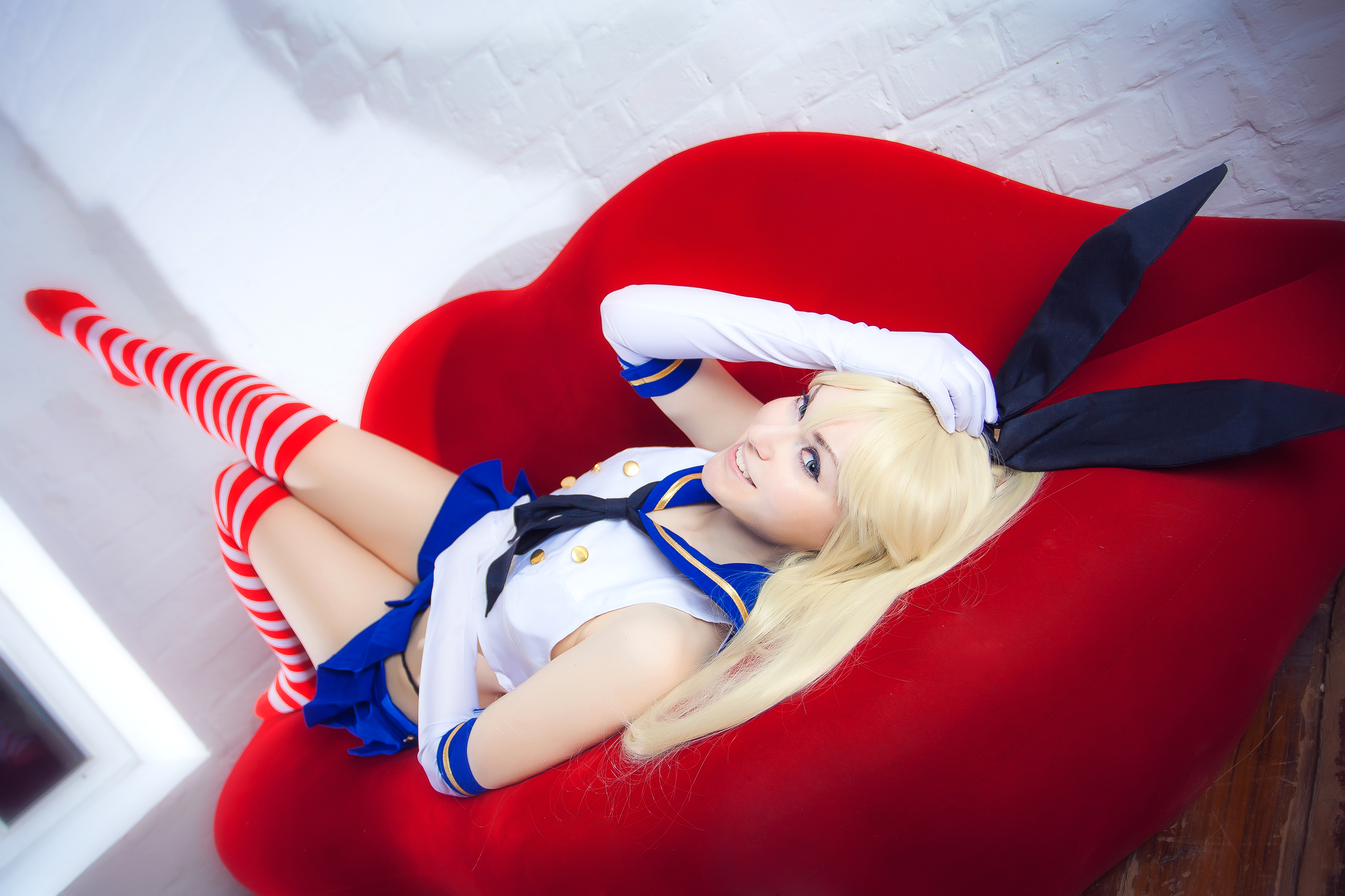 Shimakaze from Kancolle cosplay HD Wallpaper