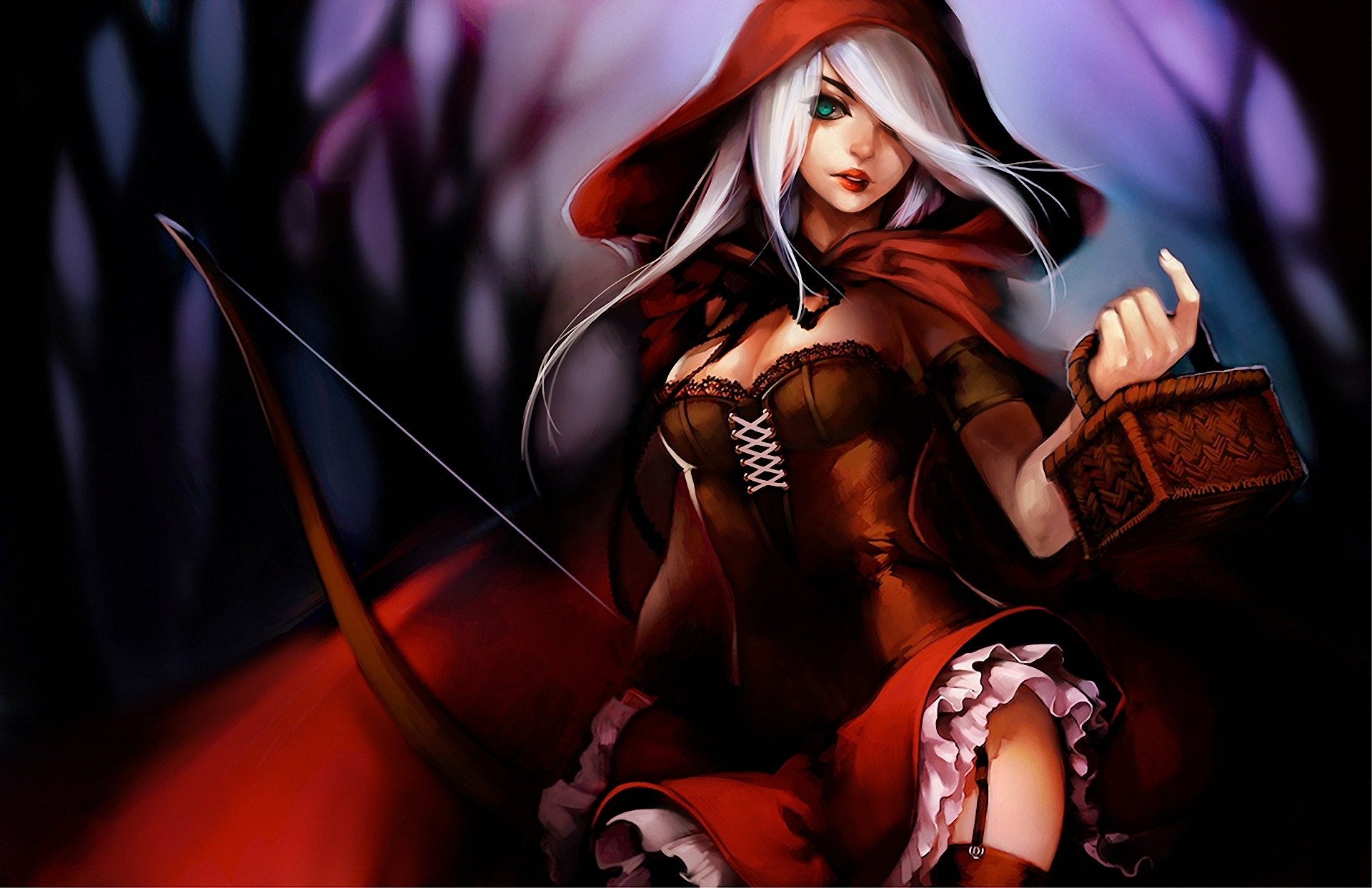 Ashe from League of Legends HD Wallpaper