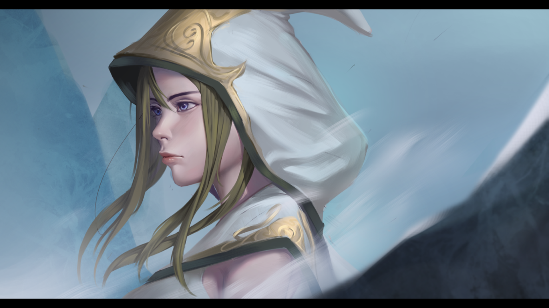 Ashe from League of Legends HD Wallpaper