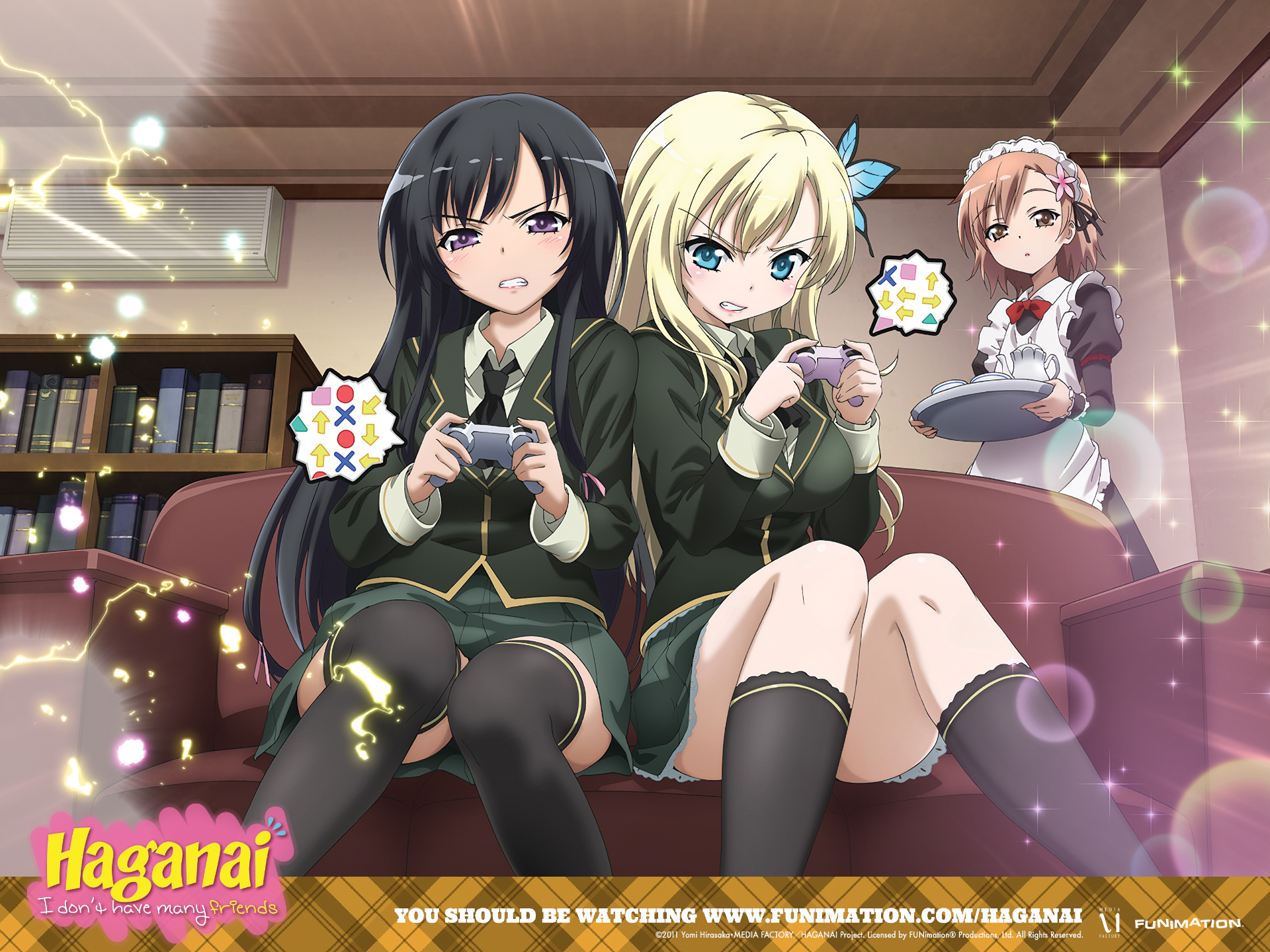 Haganai: I Don't Have Many Friends Sena Kashiwazaki HD Wallpaper