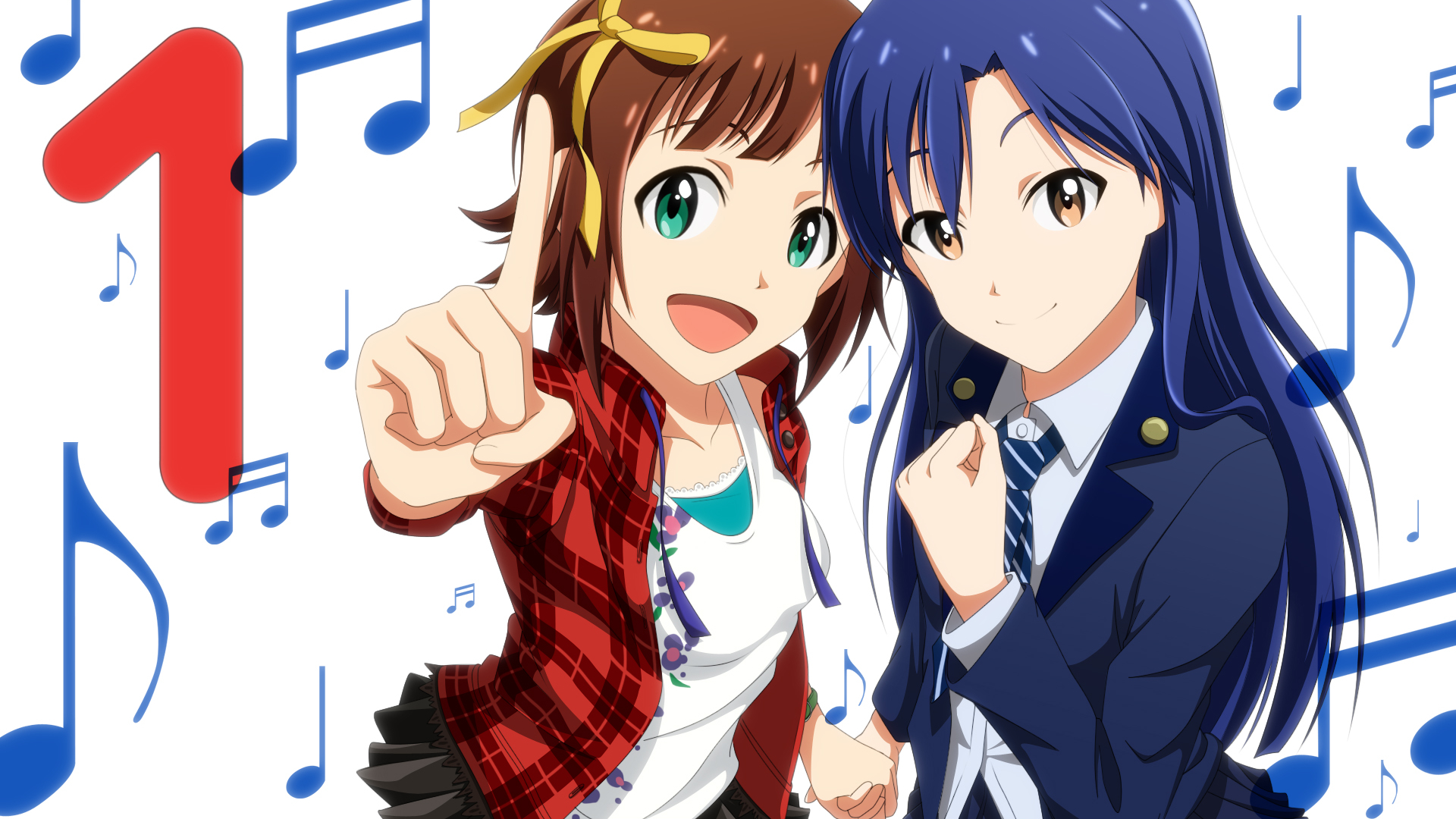 Chihaya Kisaragi from The Idolmaster HD Wallpaper