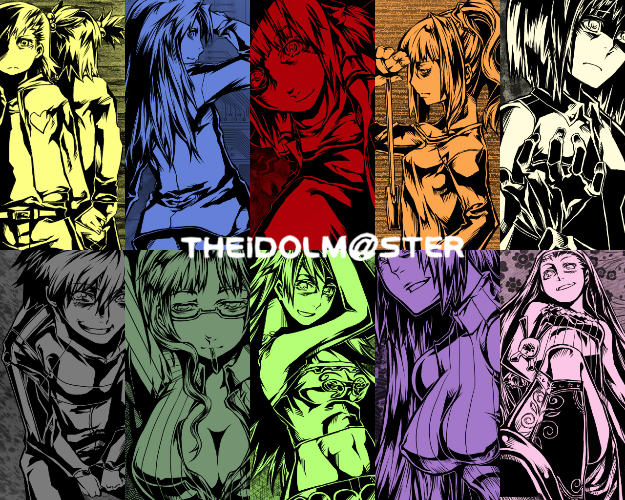 THE iDOLM@STER characters collage HD Wallpaper