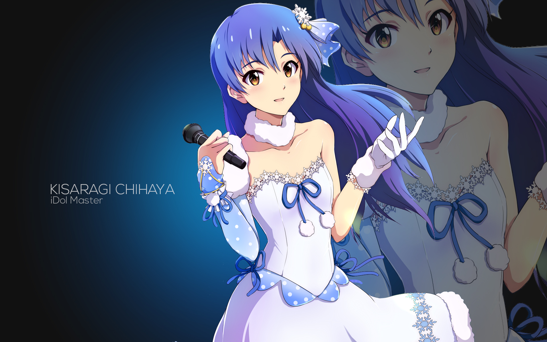 Chihaya Kisaragi from Idol Master HD Wallpaper
