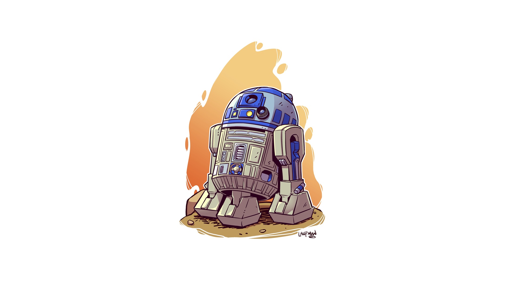 R2-D2 from Star Wars HD Wallpaper