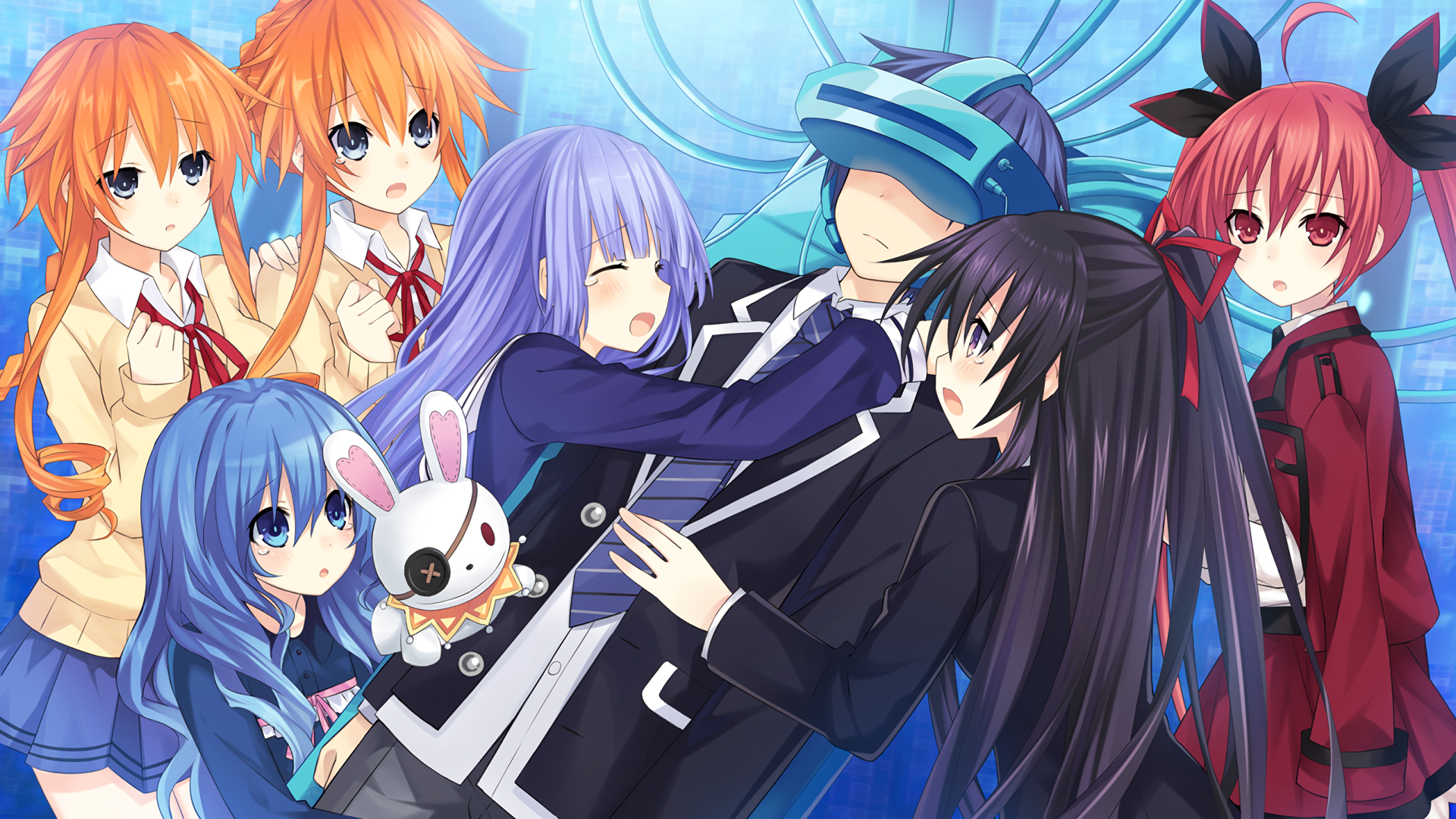 Date A Live Characters with Tohka Yatogami HD Wallpaper