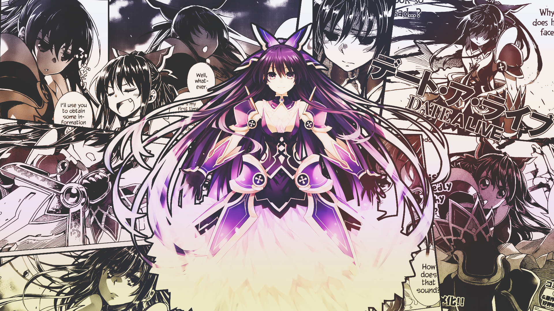 Tohka Yatogami from Date A Live HD Wallpaper