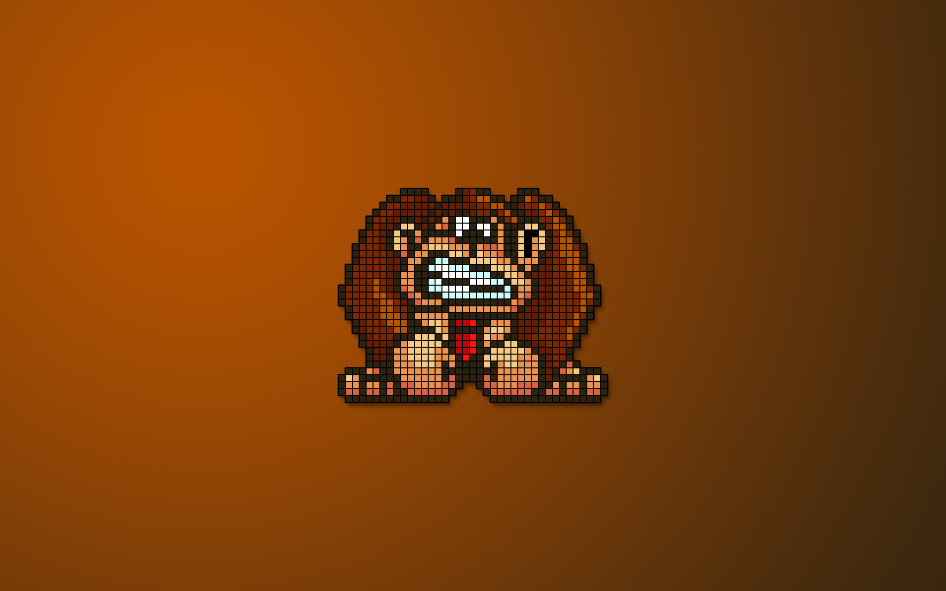 Donkey Kong pixel art HD Wallpaper