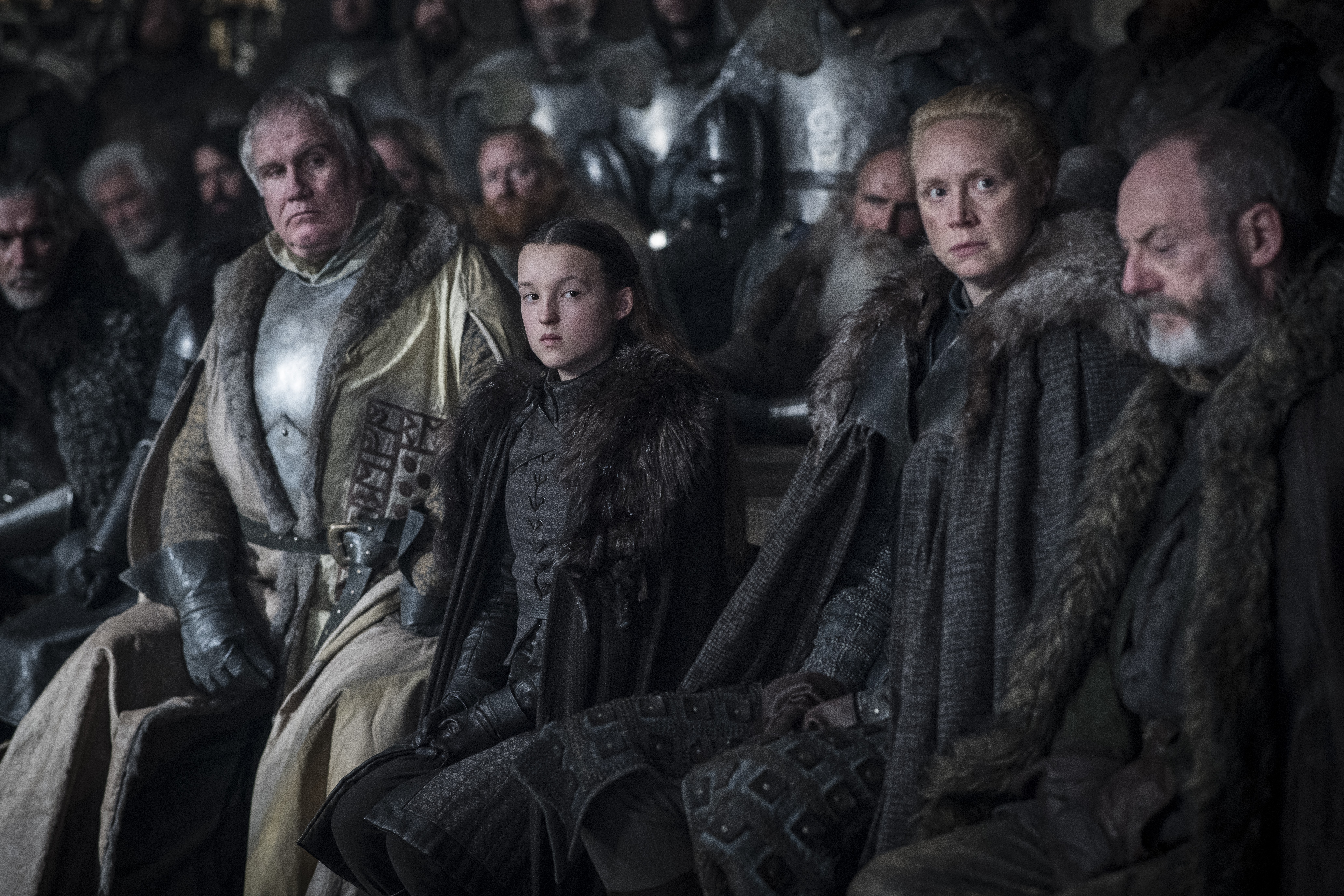 Lyanna Mormont and Brienne of Tarth in Game of Thrones HD Wallpaper
