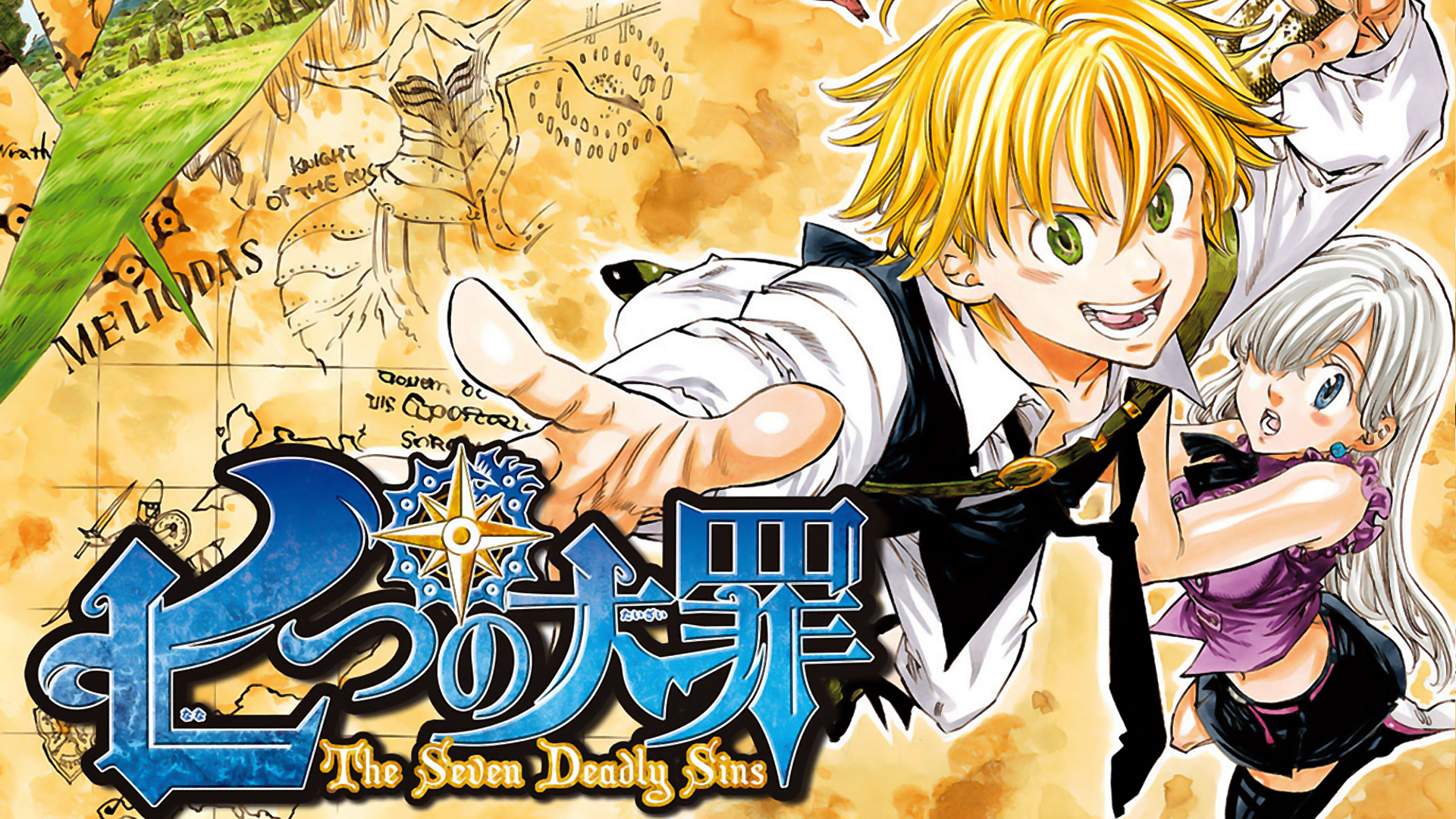Meliodas and Elizabeth from The Seven Deadly Sins HD Wallpaper