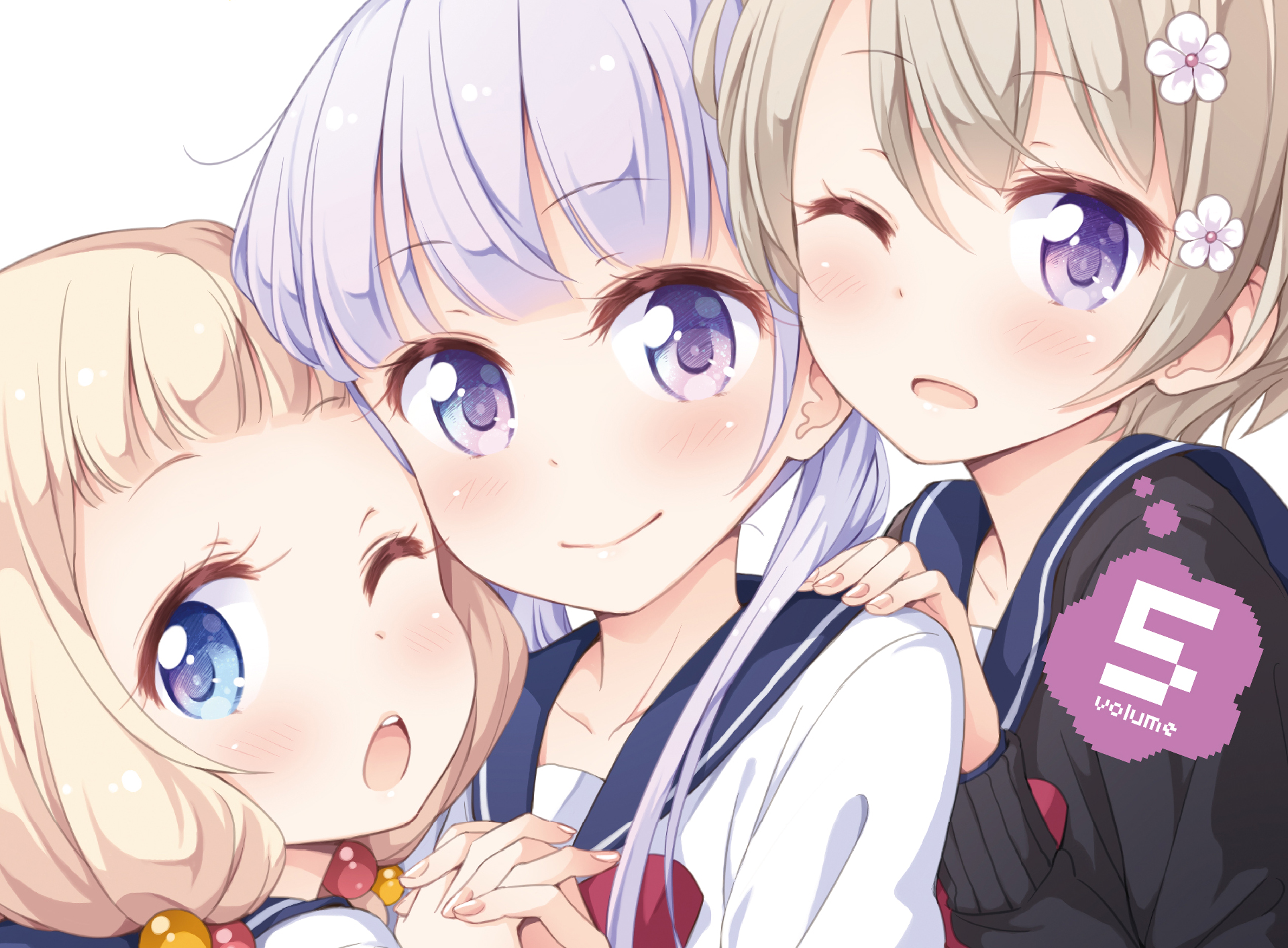 Aoba Suzukaze and friends from New Game! HD Wallpaper