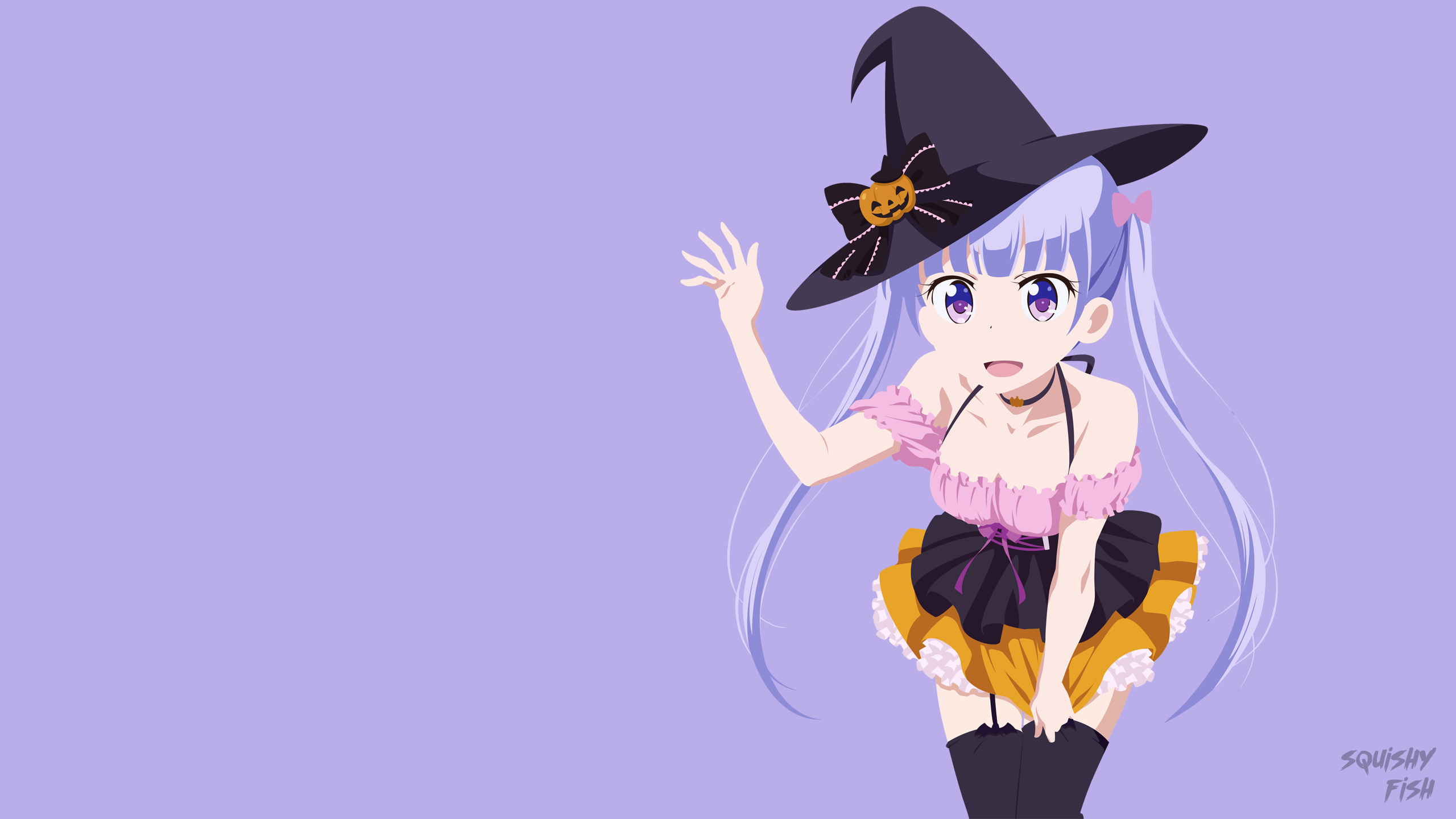 Aoba Suzukaze from New Game!! Halloween HD Wallpaper