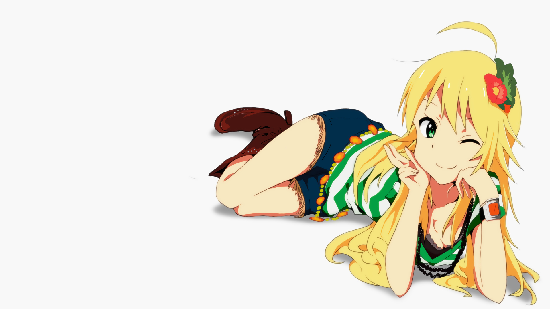 Miki Hoshii from The Idolmaster HD Wallpaper